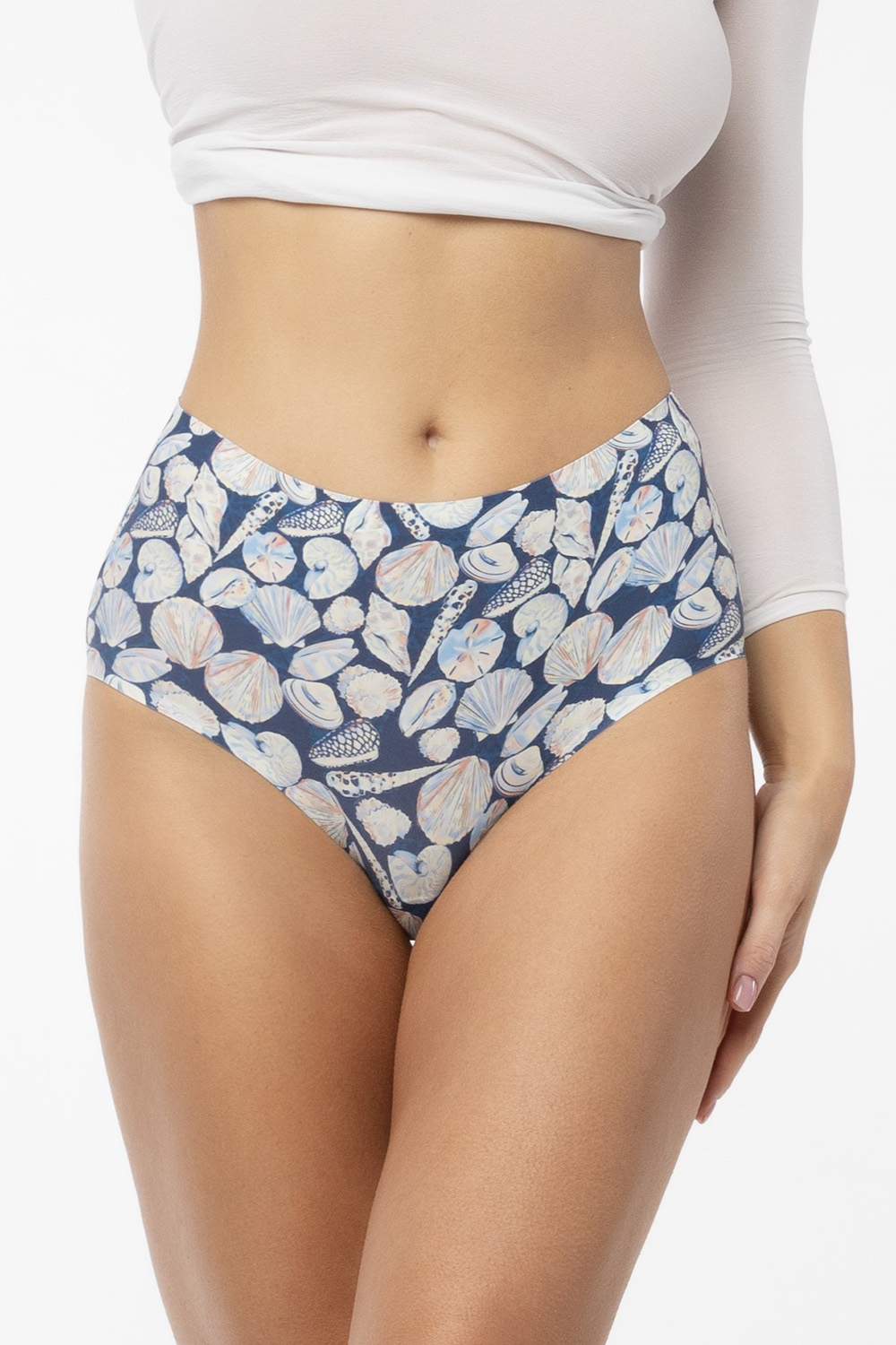 Julimex Shells Simple Maxi kalhotky S-2XL džínovina L