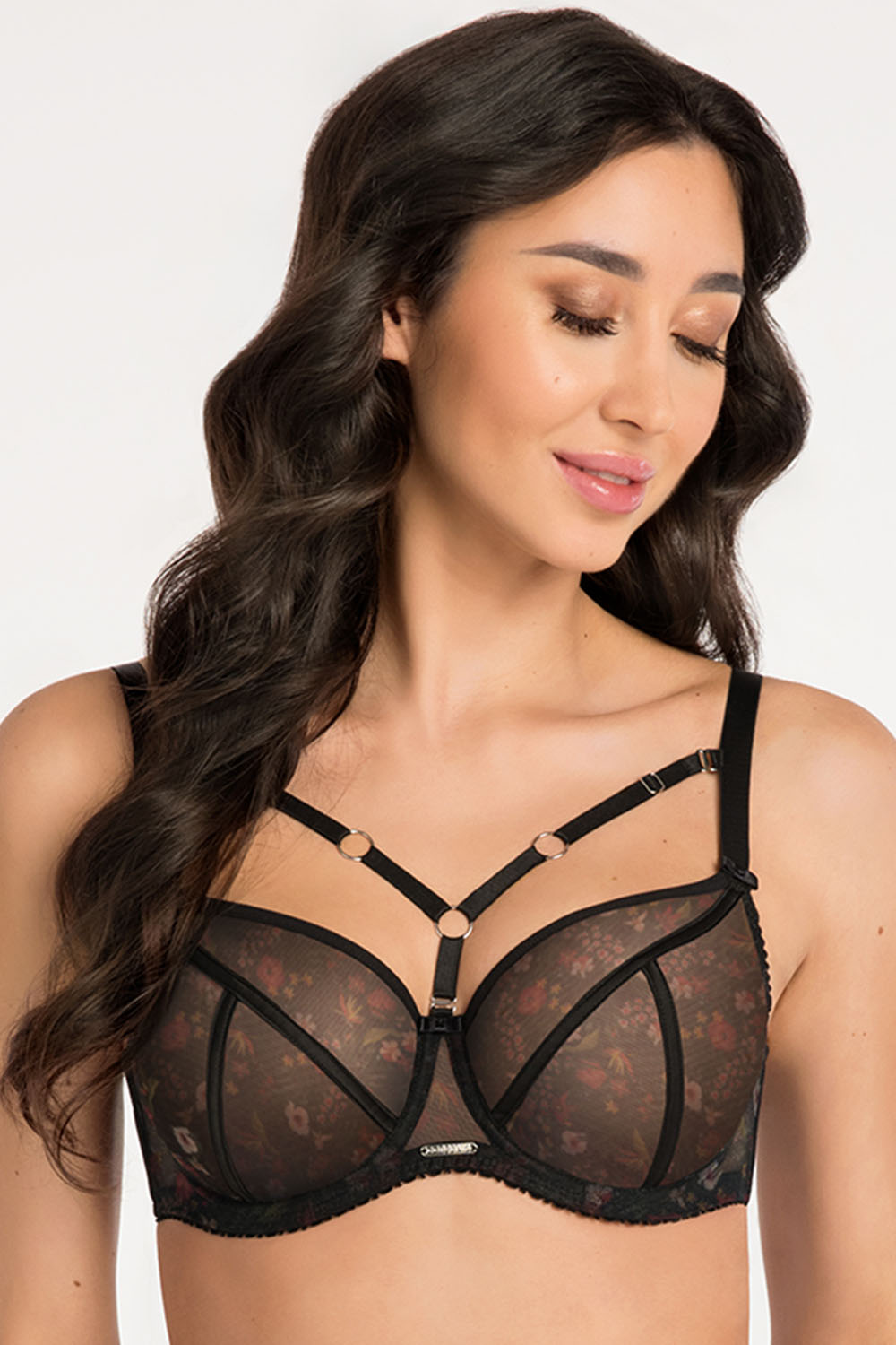 Podprsenka Gorsenia K873 Beverly Barva: Černá, Velikost: 65K