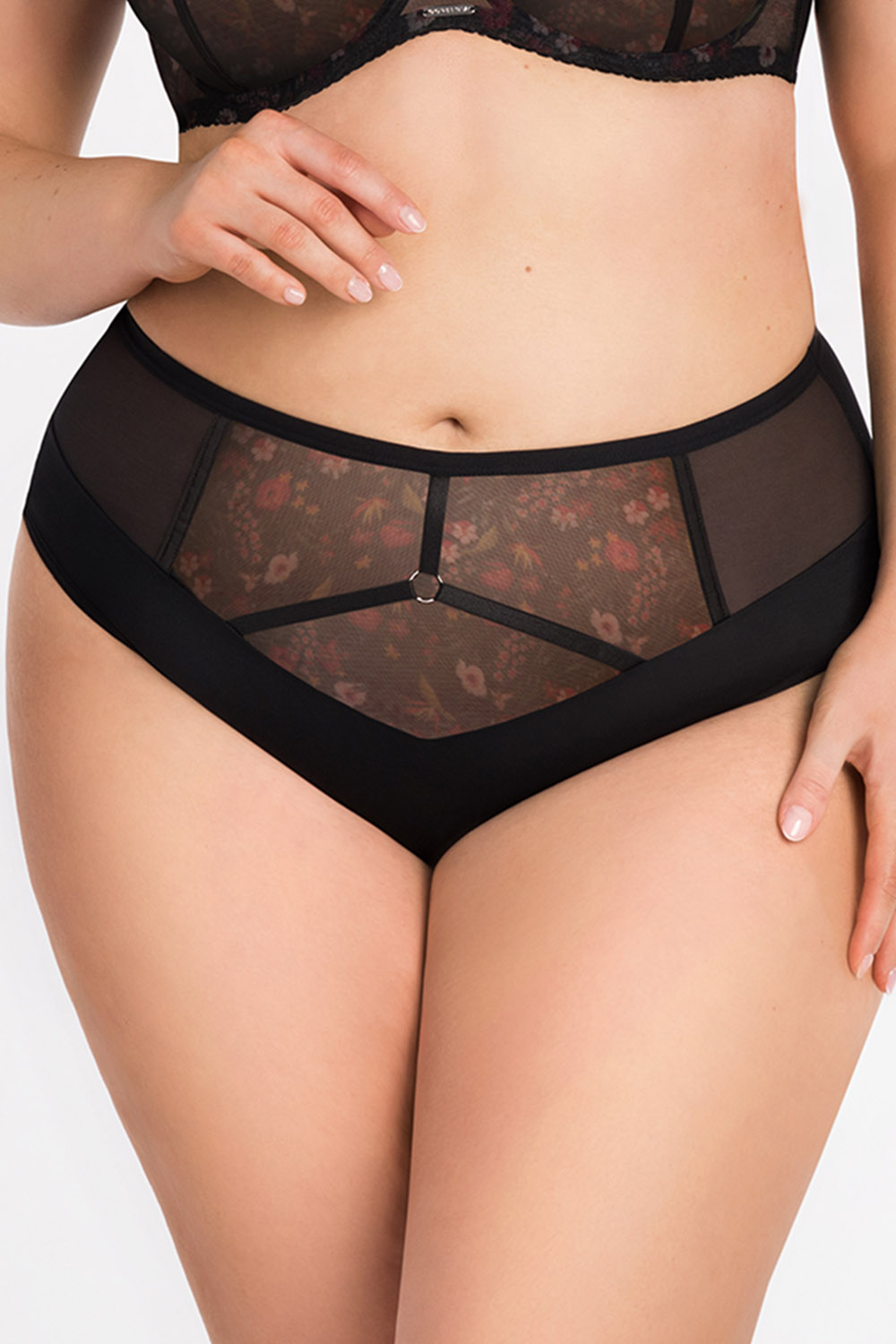 Kalhotky Gorsenia K874 Beverly Barva: Černá, Velikost: 3XL