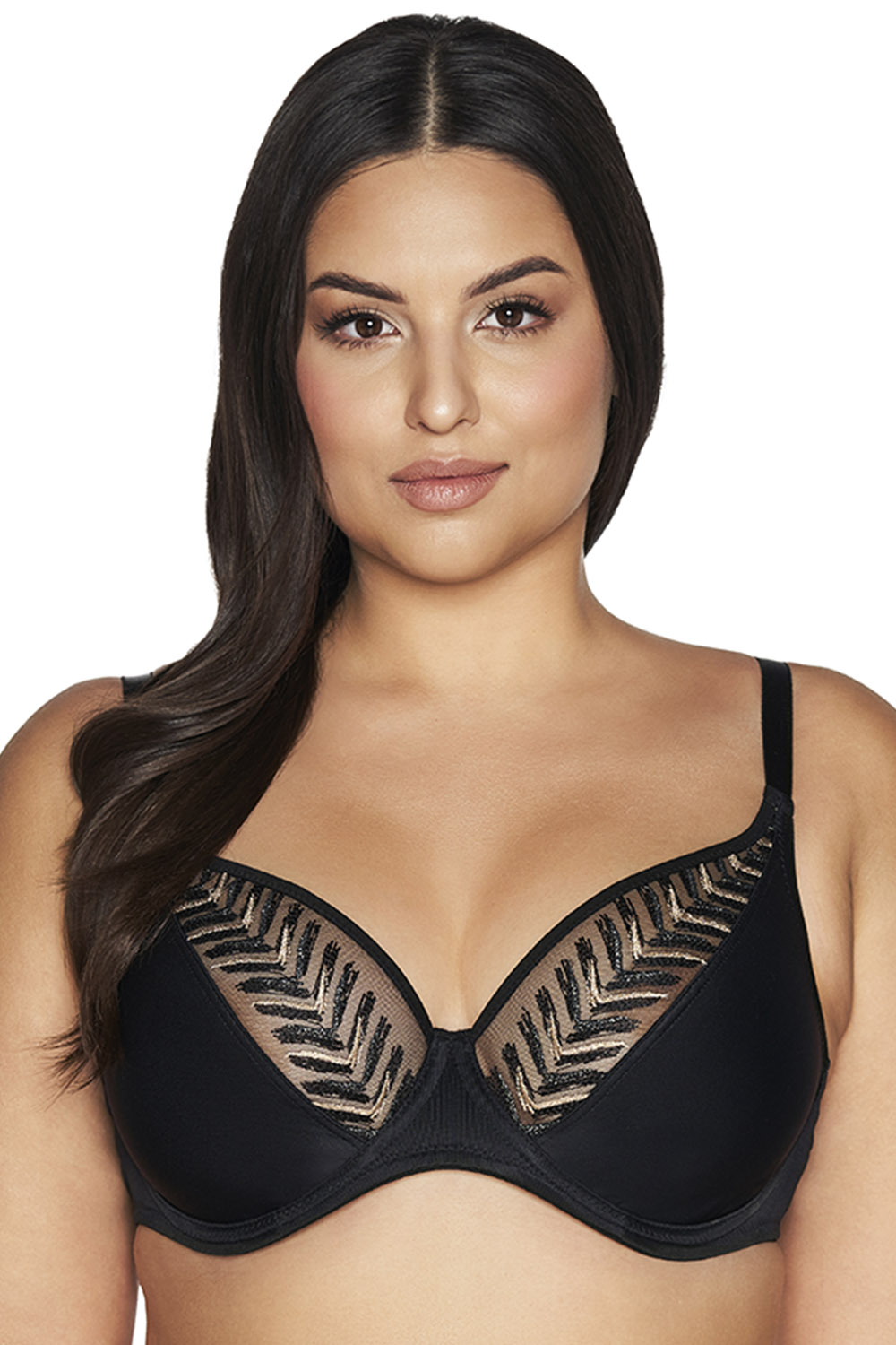 Podprsenka Ava 2118 Goddess Barva: Černá, Velikost: 75C