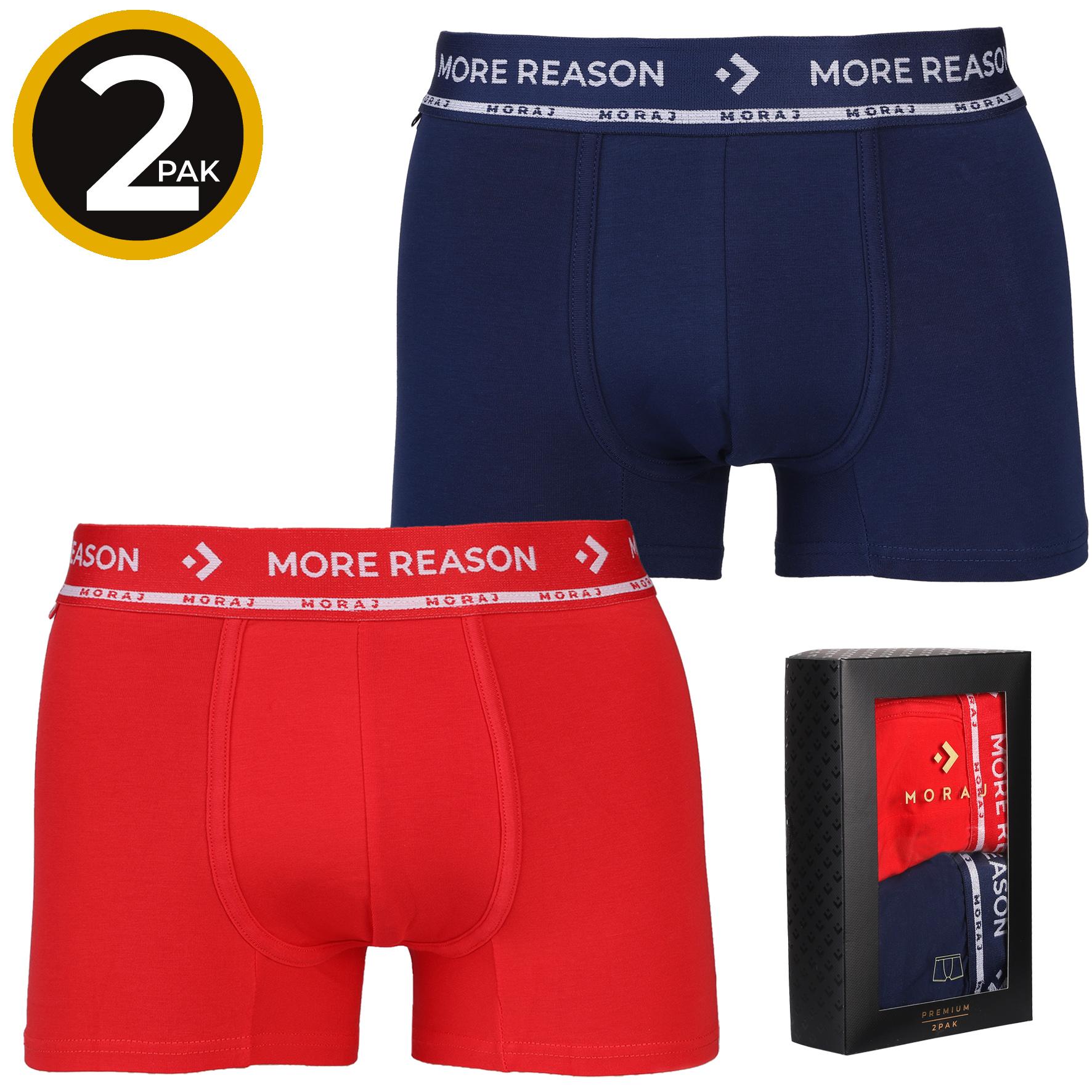 Boxerky Moraj PREMIUM MBX1500-004/2 Barva: Červená, Velikost: L