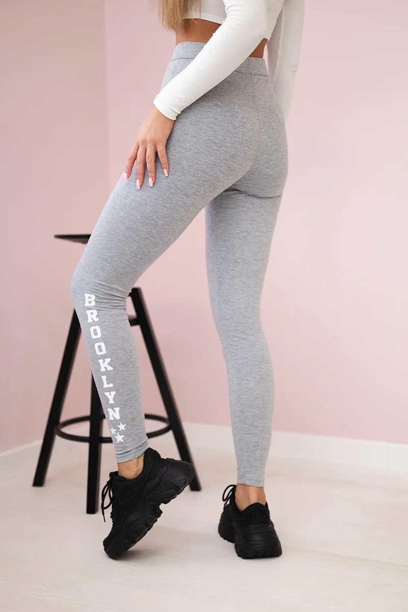 Kesi Dámské legíny Brooklyn Barva: Šedá, Velikost: UNI