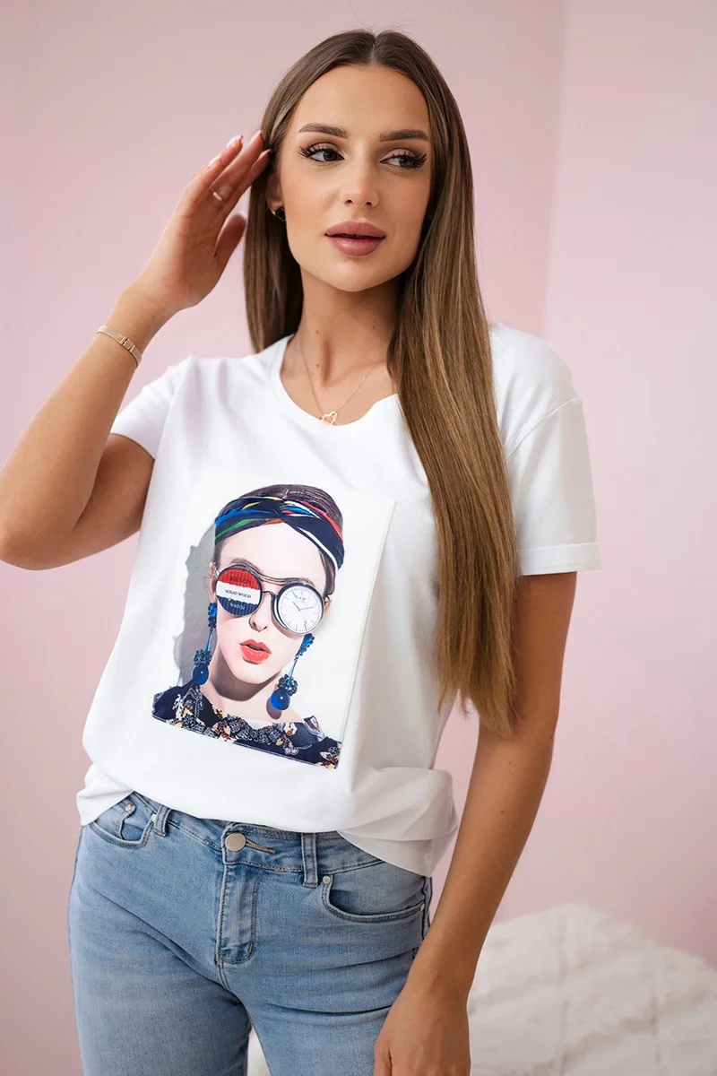 Kesi Dámské tričko Ursa Barva: Bílá, Velikost: UNI