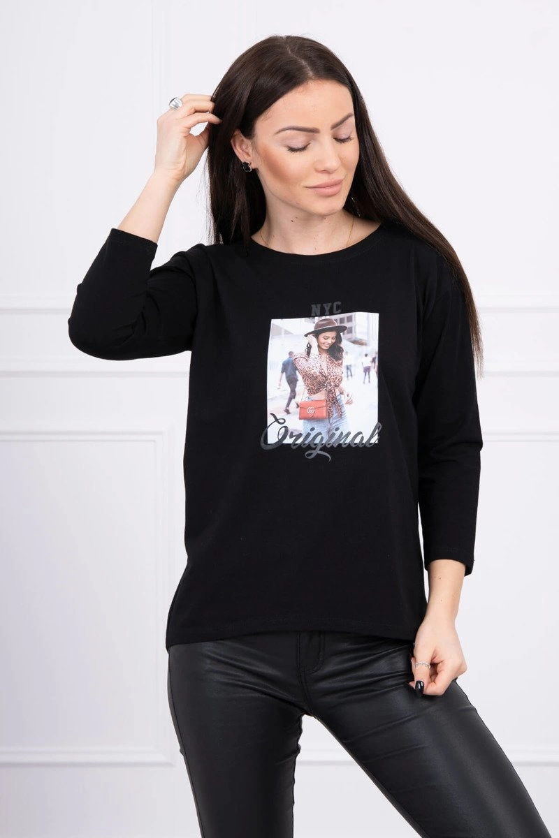 Kesi Halenka s potiskem Original Barva: Černá, Velikost: UNI