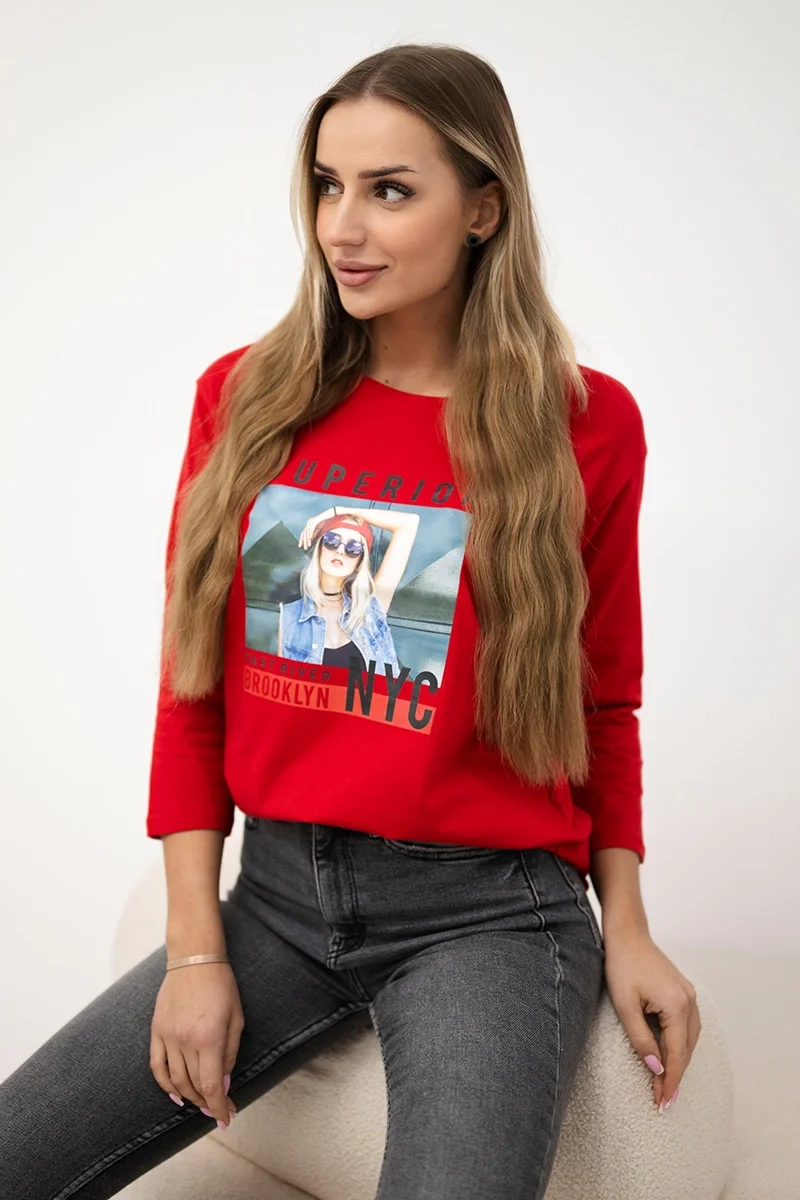 Kesi Tričko  s potiskem Superior Barva: Červená, Velikost: UNI