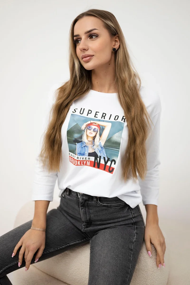 Kesi Tričko  s potiskem Superior Barva: Bílá, Velikost: UNI