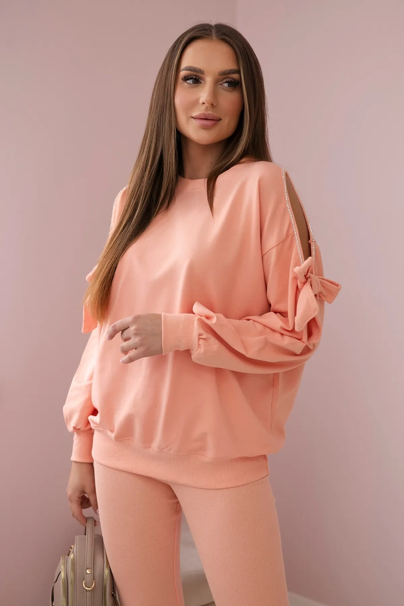 Kesi Dámská souprava Dusty - mikina + legíny Barva: Oranžová, Velikost: UNI