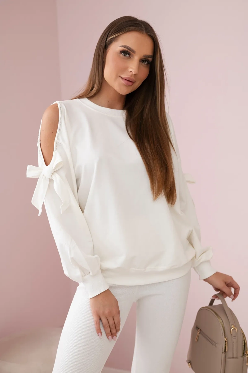 Kesi Dámská souprava Dusty - mikina + legíny Barva: Smetanová, Velikost: UNI