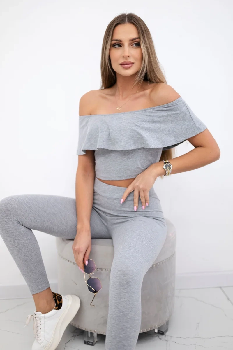 Kesi Sada Arya s volánky Barva: Šedá, Velikost: UNI