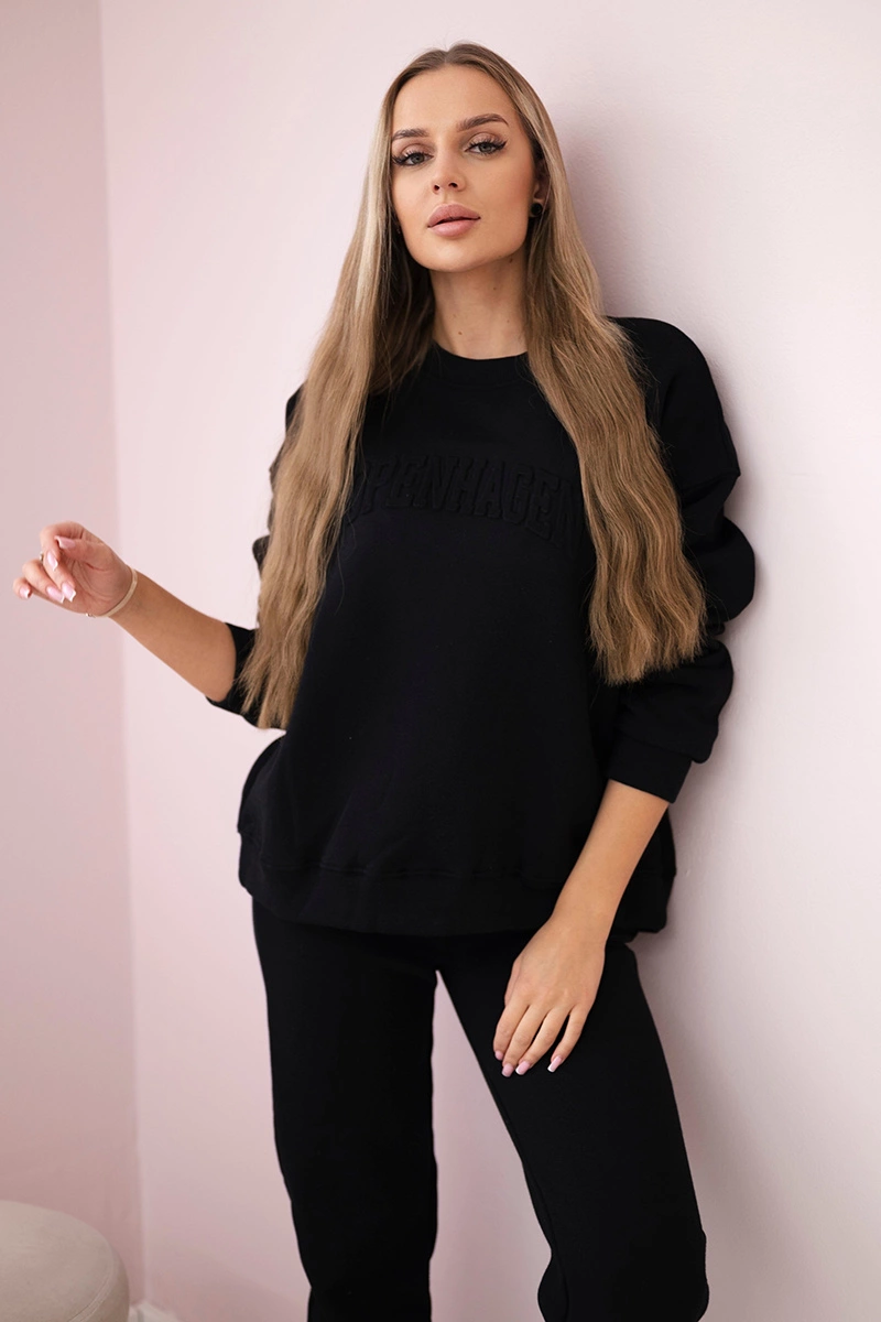 Kesi Souprava Copenhagen tepláky + mikina Barva: Černá, Velikost: UNI