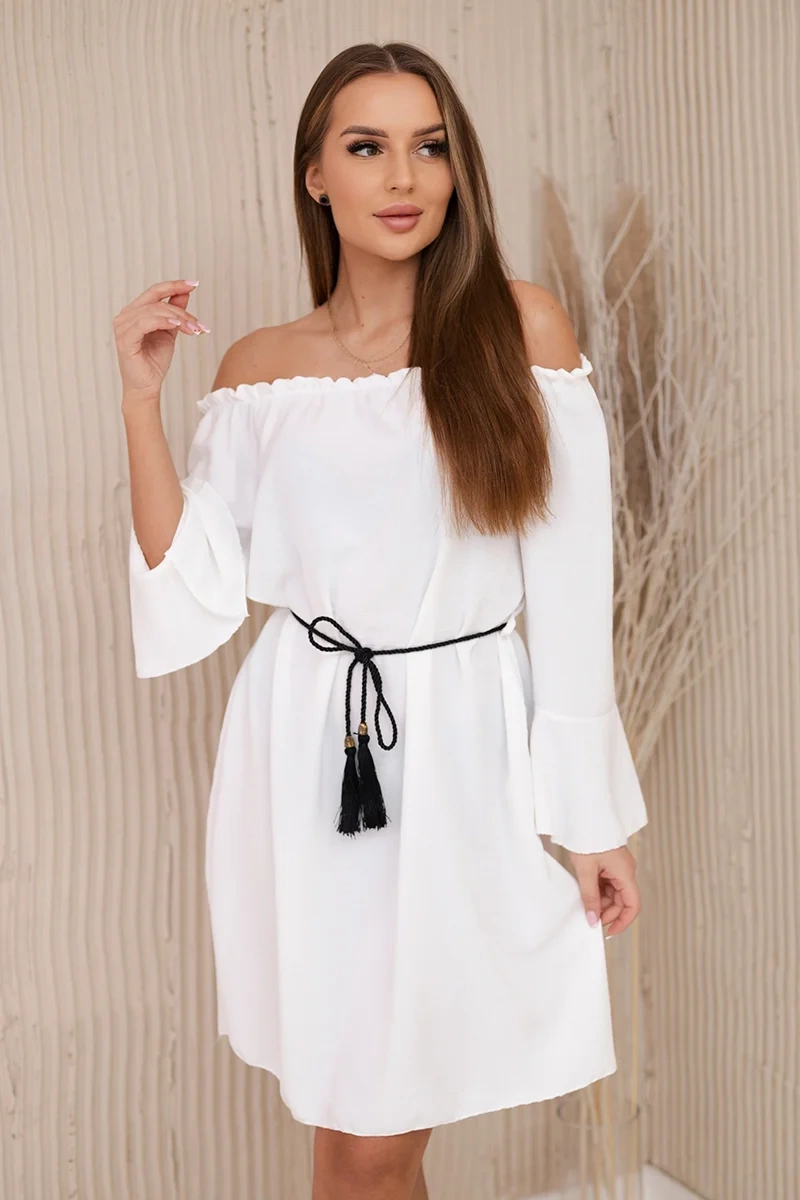 Kesi Šaty IT-17 zavázané v pase se stahovací šňůrkou Barva: Tělová, Velikost: UNI