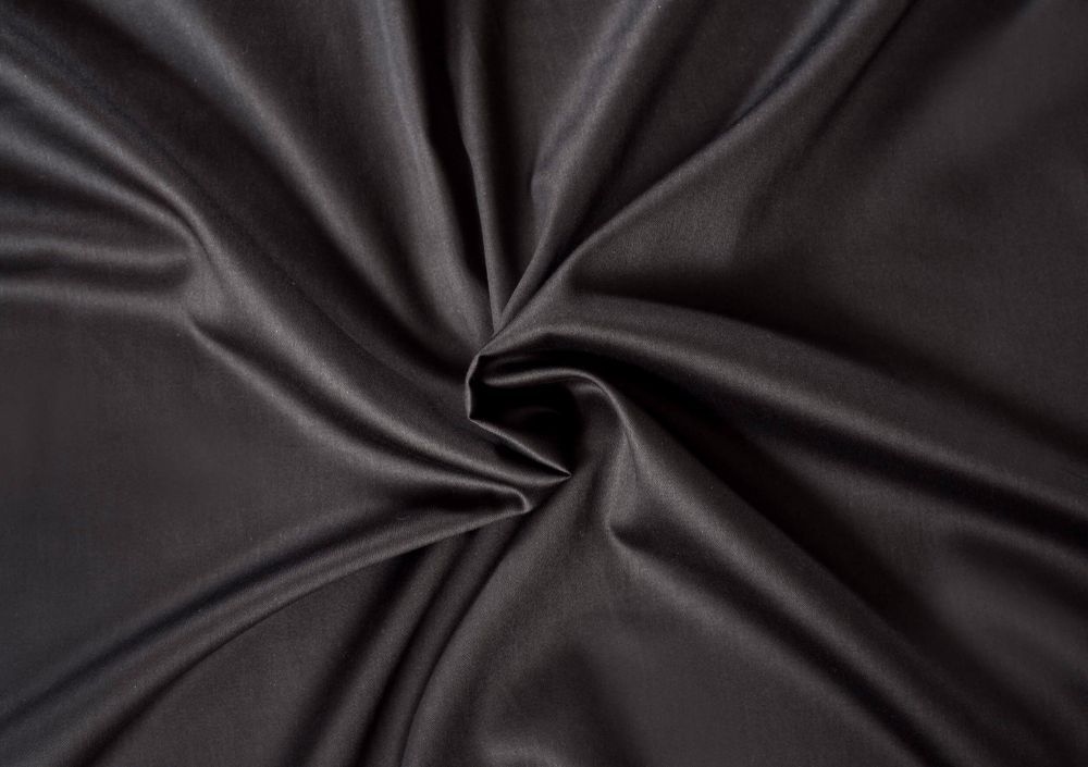 Kvalitex Saténové prostěradlo s gumou 90x200cm černé