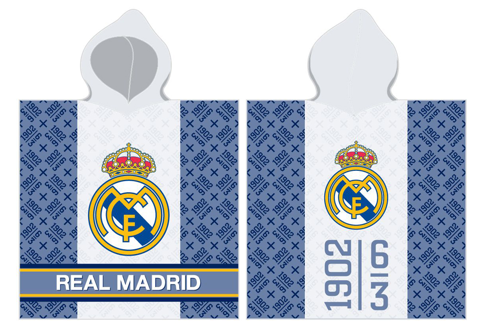 Carbotex Dětské pončo Real Madrid 1902