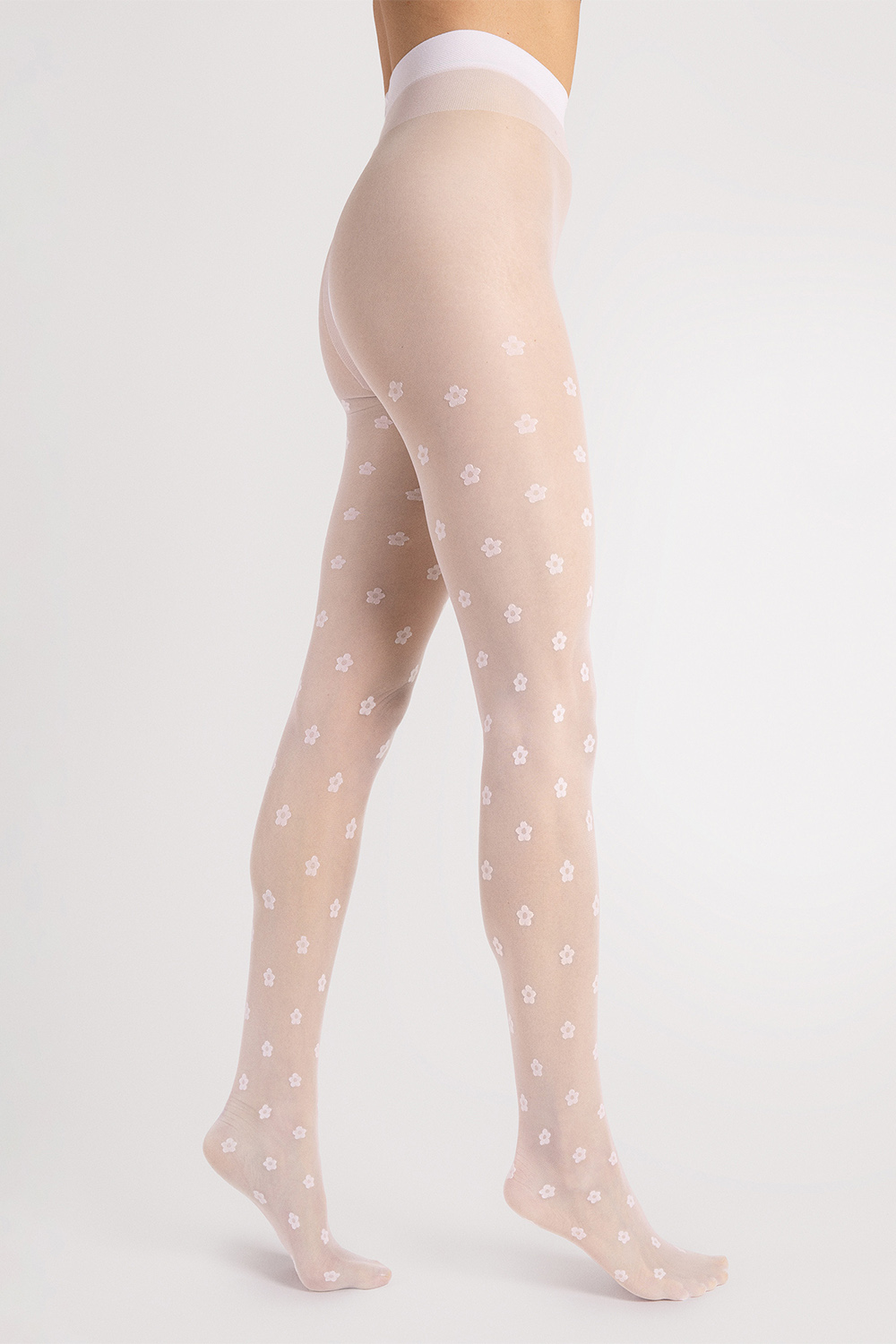 Silonkové punčocháče Fiore Spring 20 DEN G6105 Barva: Bílá, Velikost: 3-M