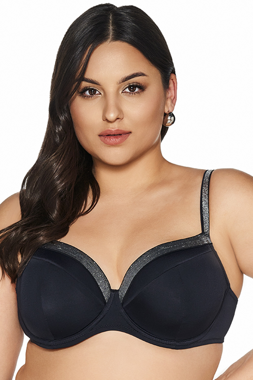 Vrchní díl plavek Ava SK-224 Barva: Černá, Velikost: 85G