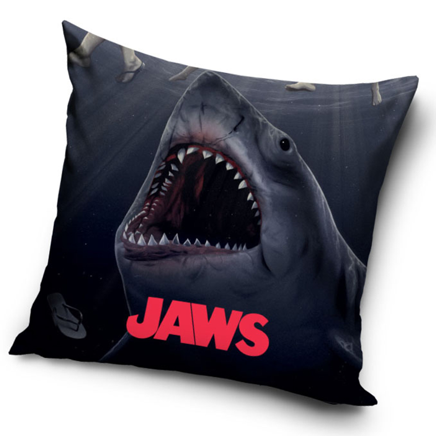 Carbotex Povlak na polštářek Čelisti Žralok útočí