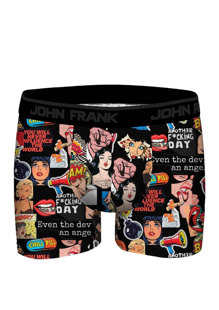 Pánské boxerky John Frank JFBD370 Barva: Vícebarevná, Velikost: XL