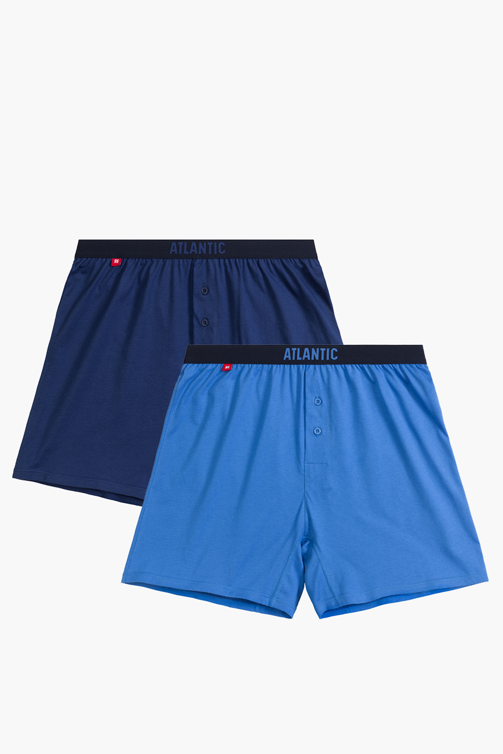 Trenýrky Atlantic 2MBX-025 2 pcs Barva: Modrá, Velikost: S