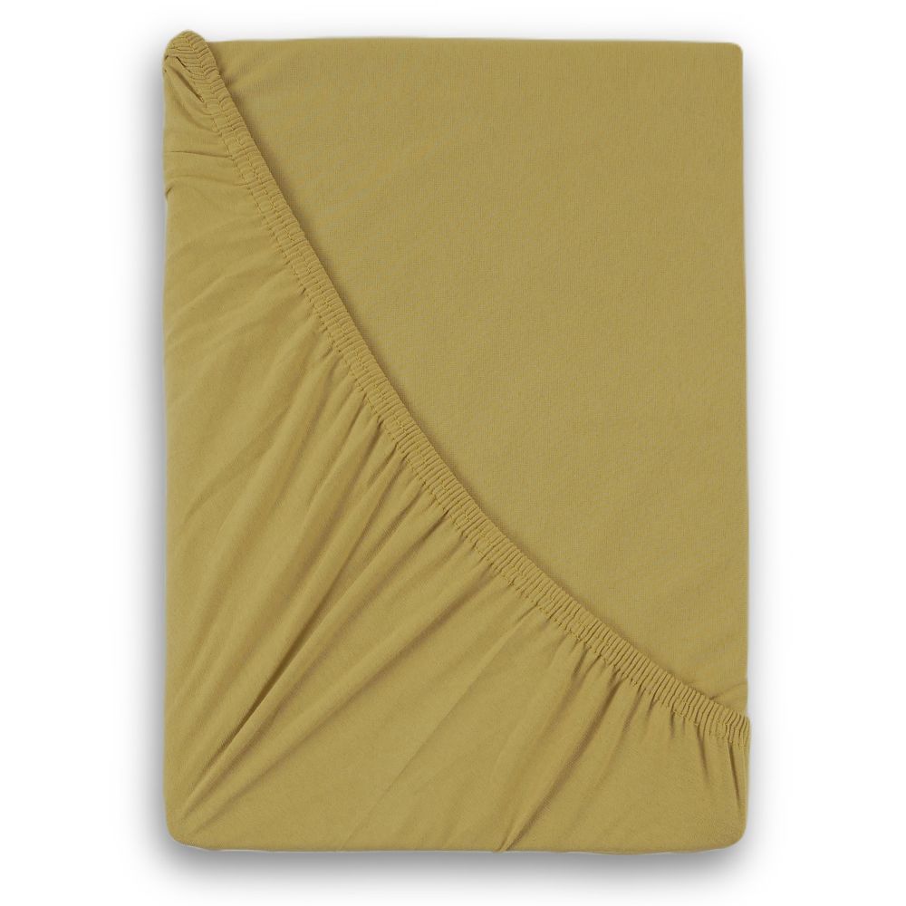 Kvalitex Jersey prostěradlo s lycrou jednolůžko 90x200cm béžové