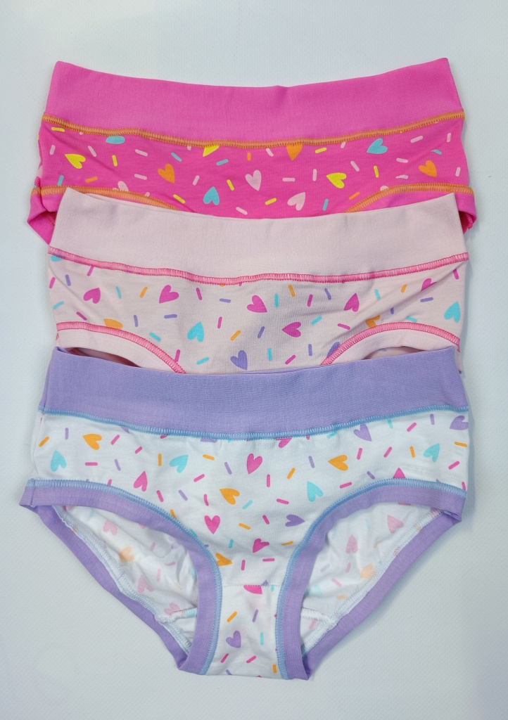 Dívčí kalhotky Cotonella AB298 1H100 3pack Barva: Vícebarevná, Velikost: 12