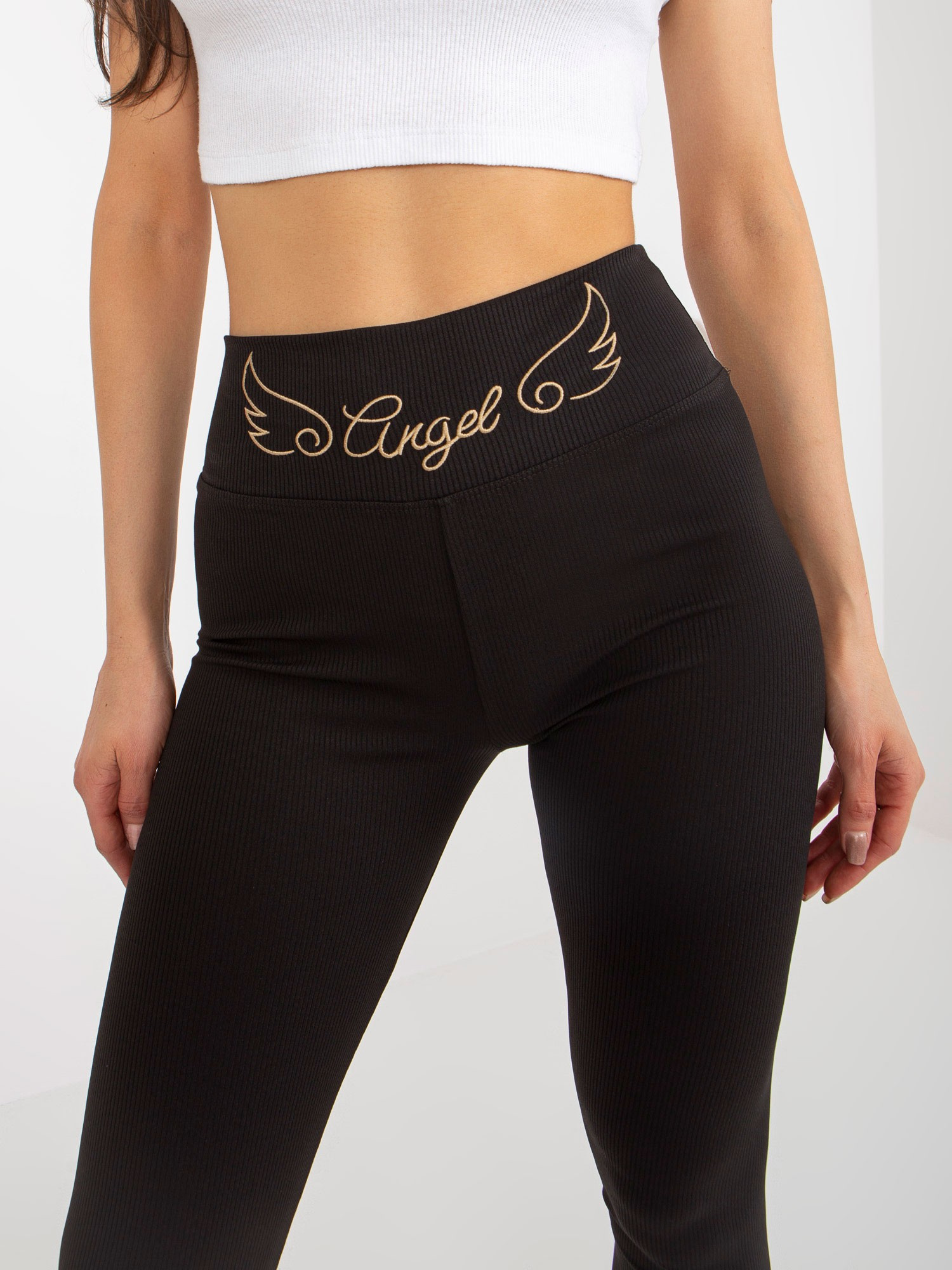 Legíny LA-LG-T-82.37X RUE PARIS Barva: Černá, Velikost: M