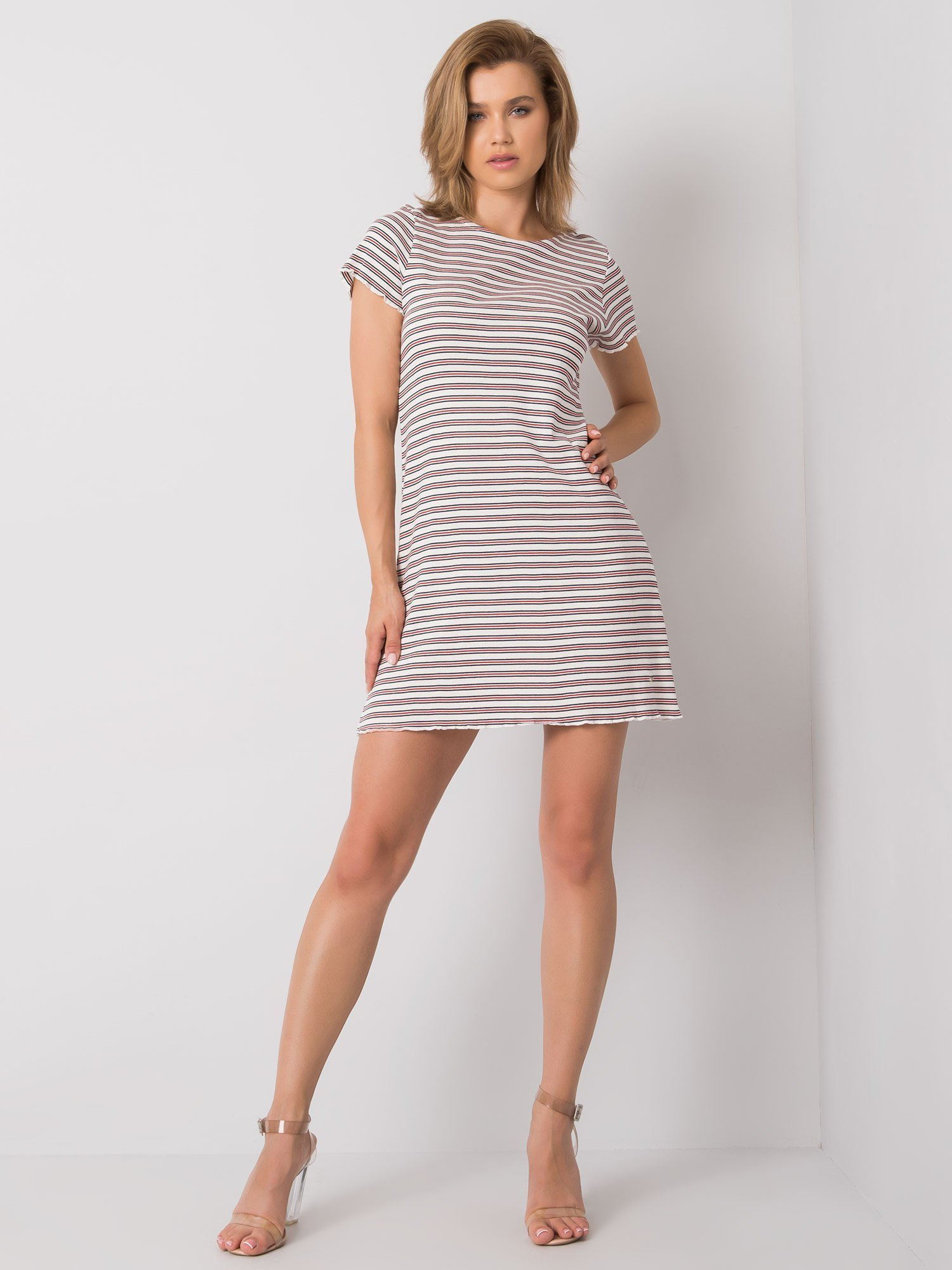 NieZnaszMnie Šaty -TW-SK-G-076.81P Barva: Bílá, Velikost: XL