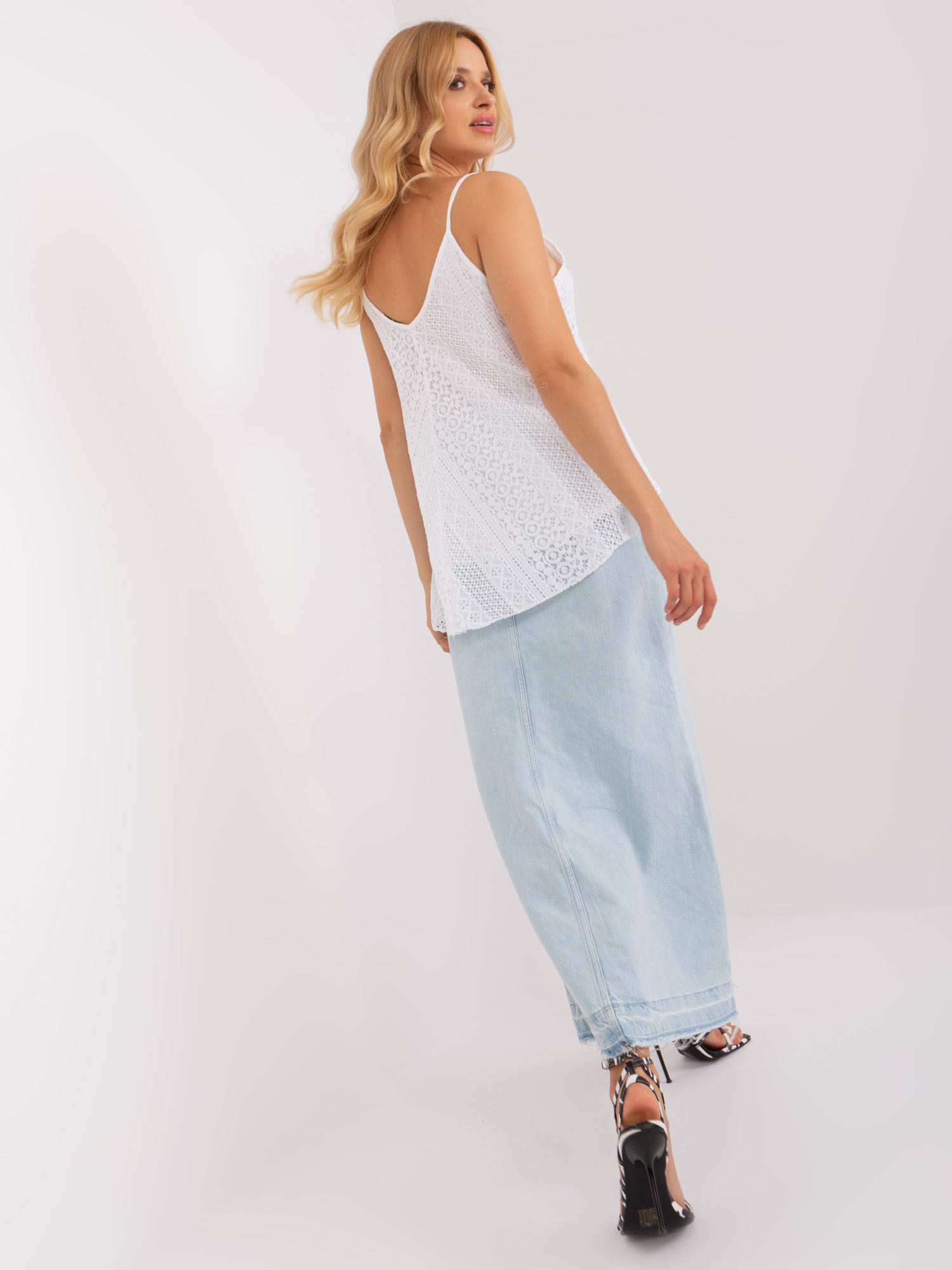 Och Bella Top-TW-TP-BI-2095.23X Barva: Bílá, Velikost: S