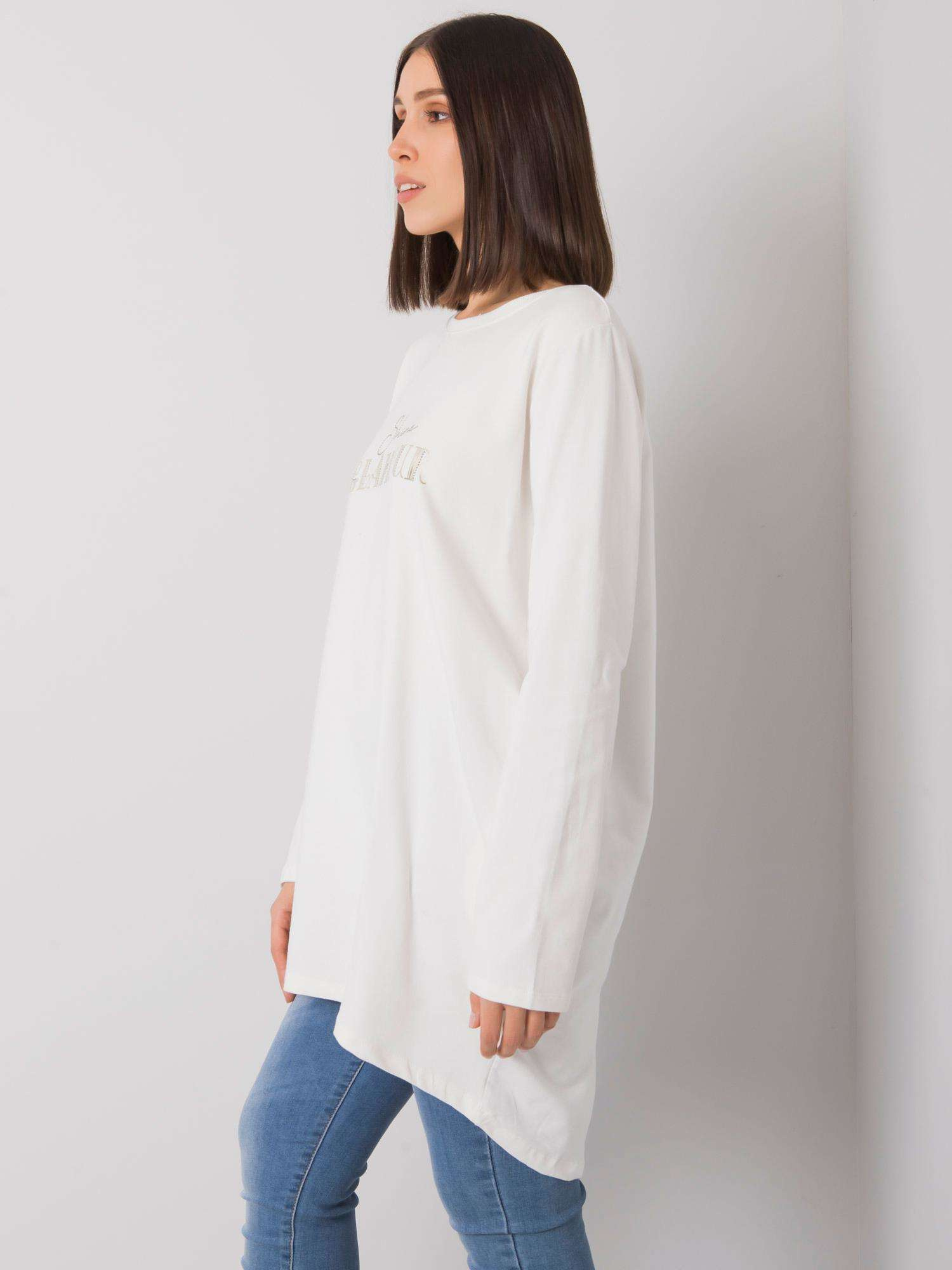 Tunika Plus size RV-TU-7277.76P RELEVANCE Barva: Tělová, Velikost: UNI