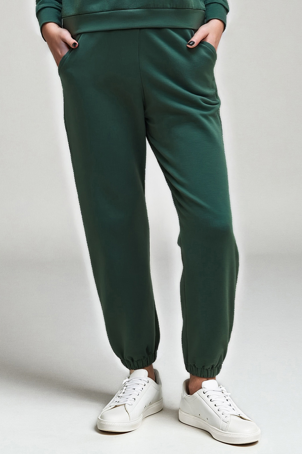 Dámské tepláky Vivisence 9104 Barva: Zelená, Velikost: 2XL