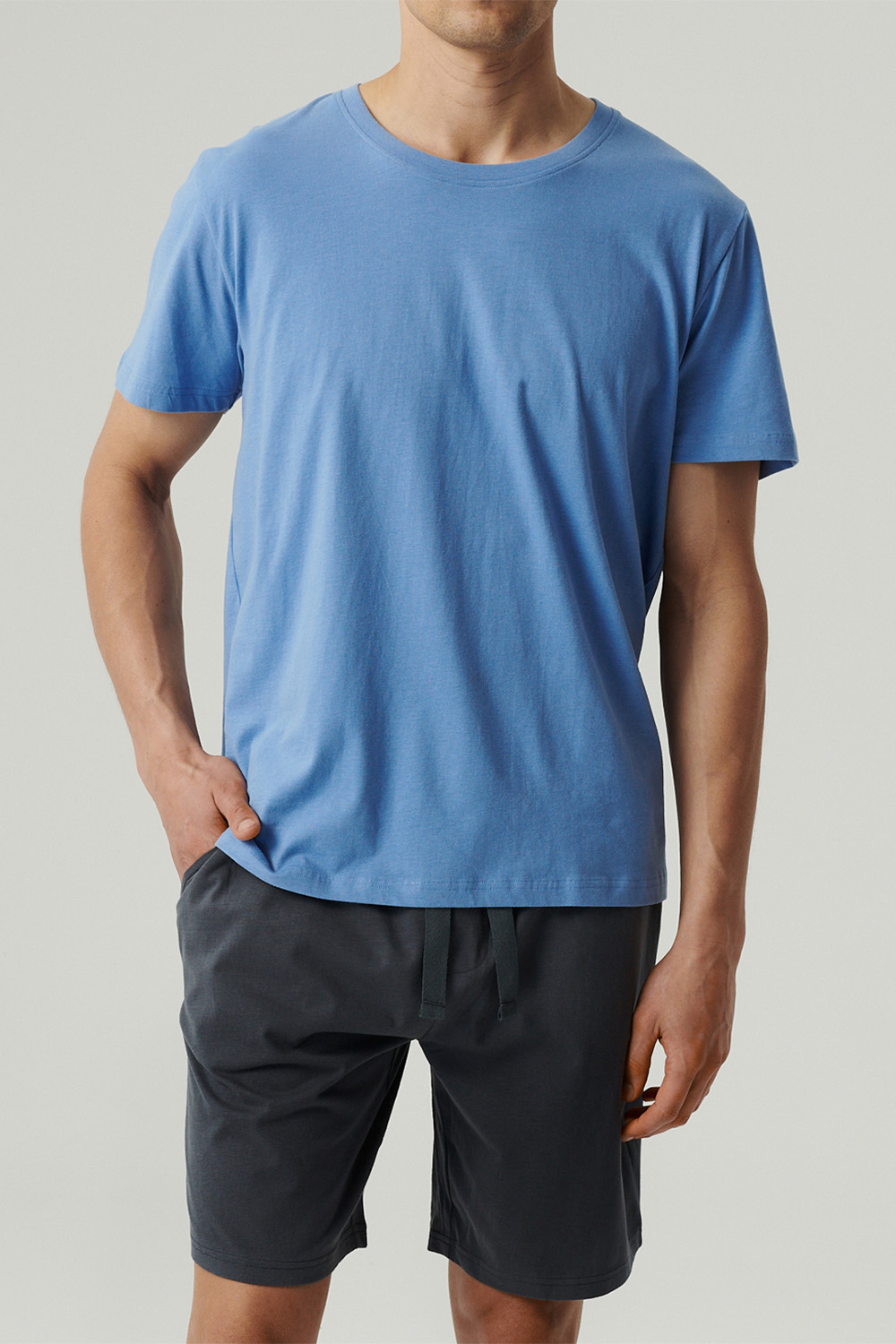 Pánské pyžamo Atlantic NMP-379 Barva: Modrá, Velikost: XL