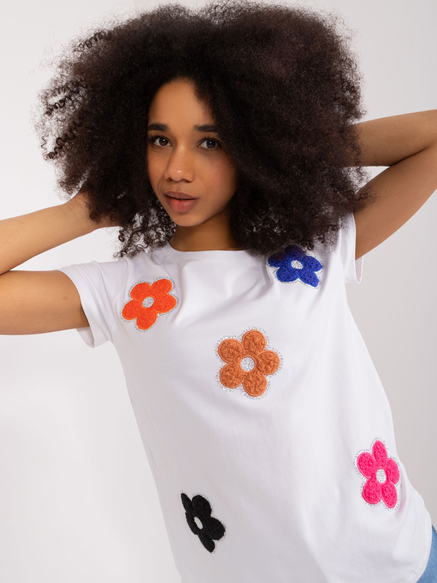 BASIC FEEL GOOD Dámské triko -RV-BZ-9622.20X Barva: Bílá, Velikost: S/M