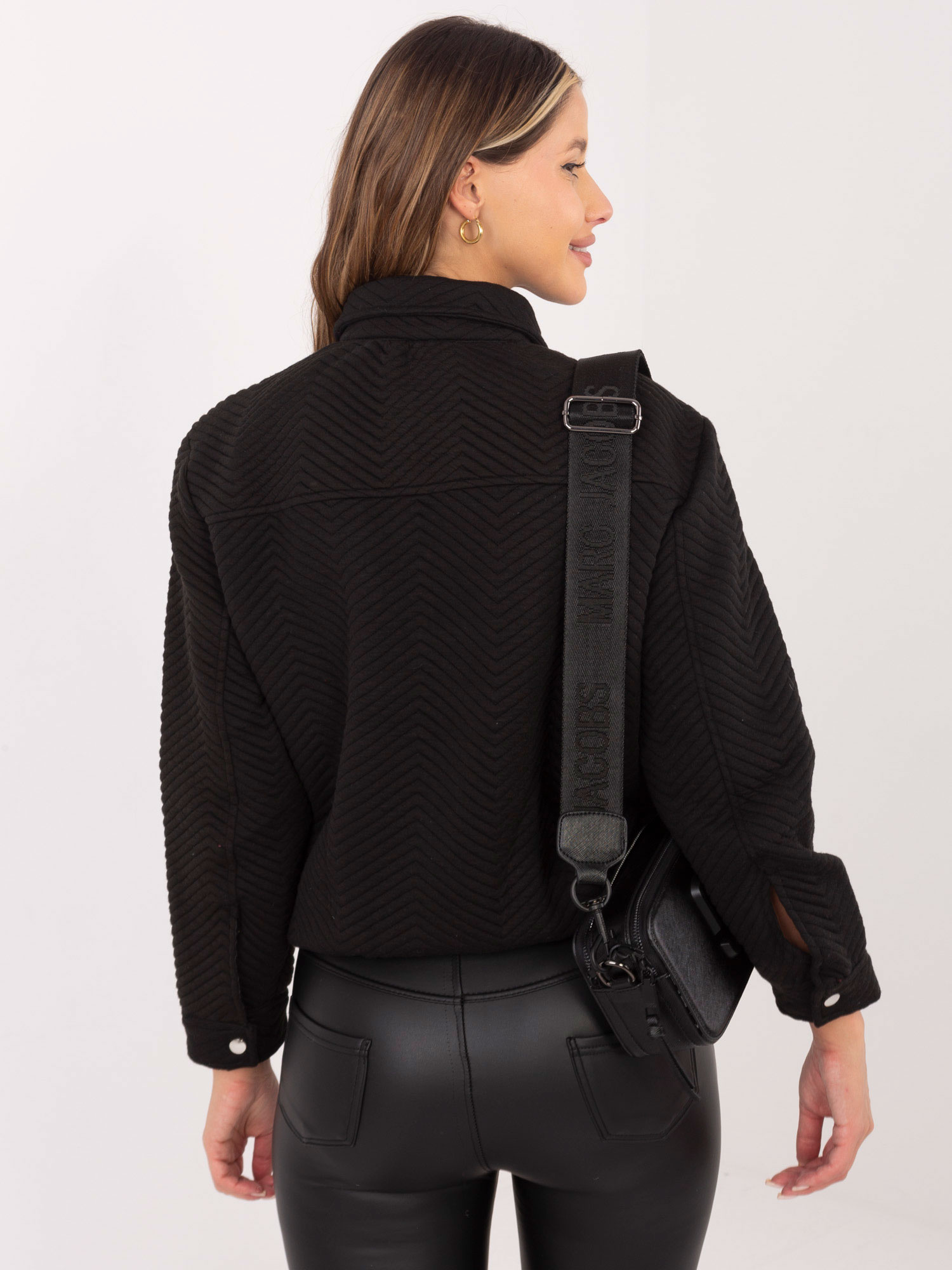 Bunda RV-KR-007.95P RUE PARIS Barva: Černá, Velikost: S/M