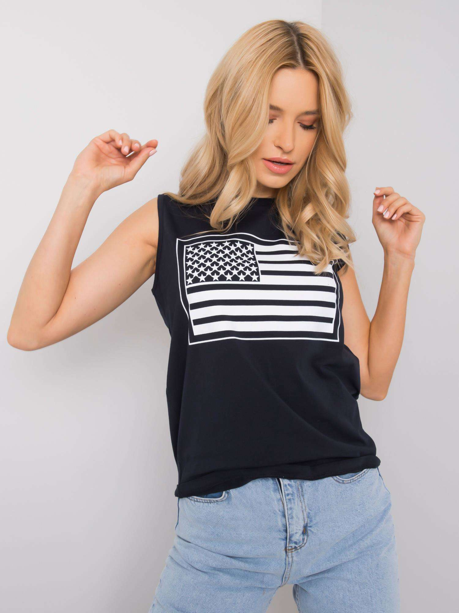 Top DS-TP-1116.34P RUE PARIS Barva: Modrá, Velikost: M