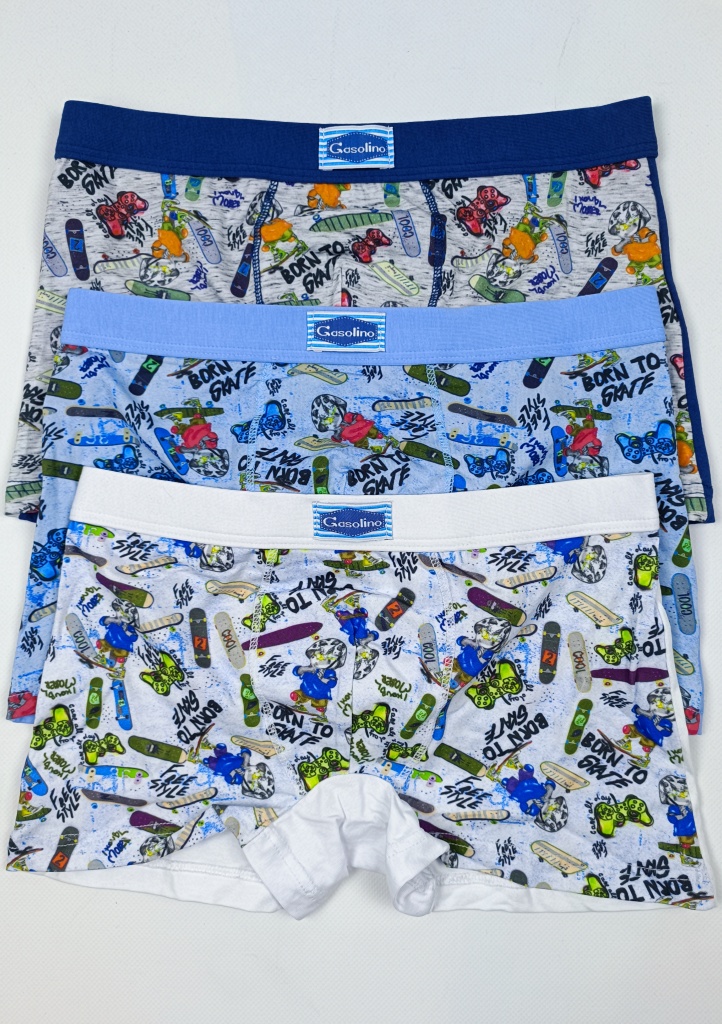 Gasolineblu Chlapecké boxerky Gasolino U/3798 Barva: Vícebarevná, Velikost: 7