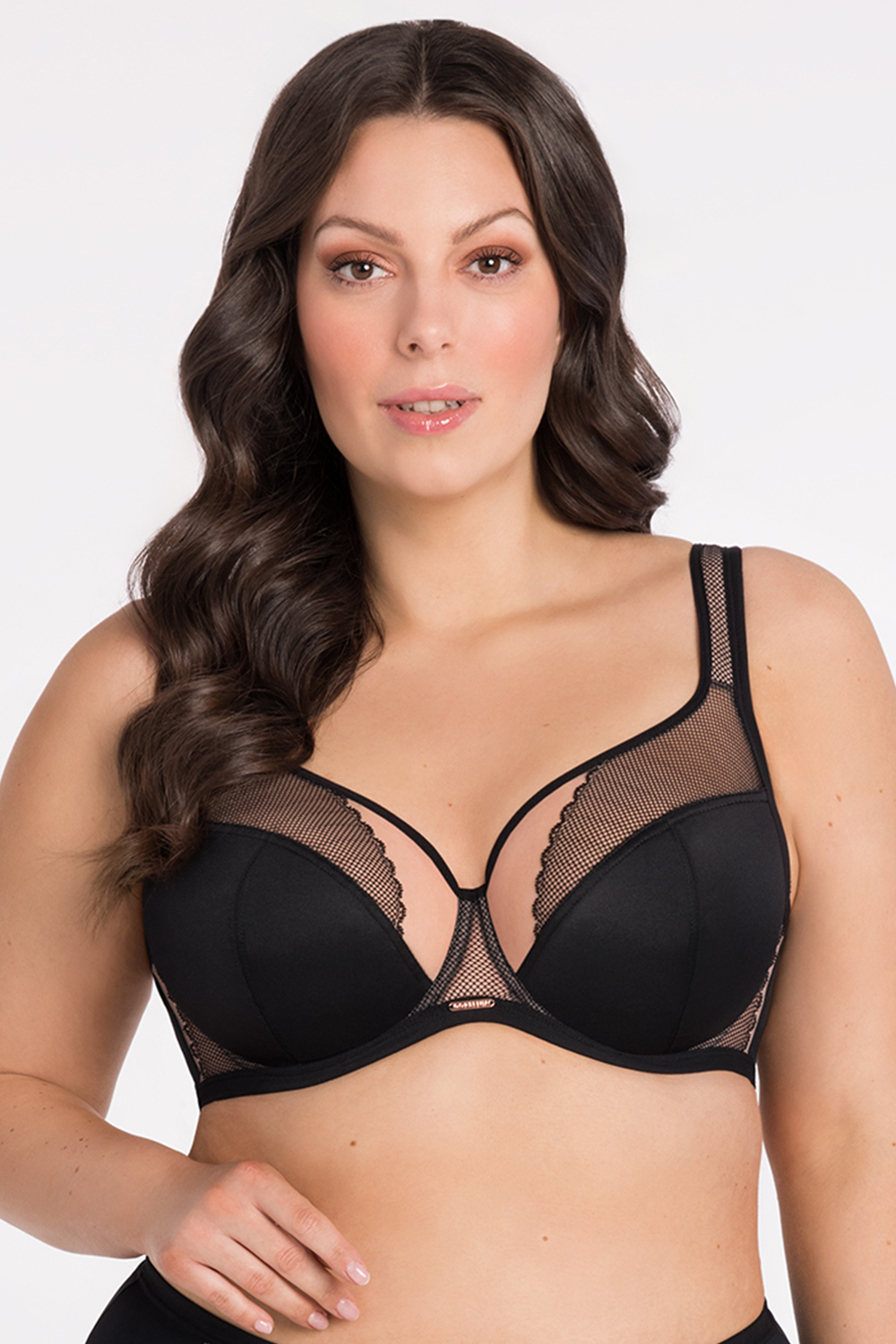 Podprsenka Gorsenia K441/1 Luisse Barva: Černá, Velikost: 80H