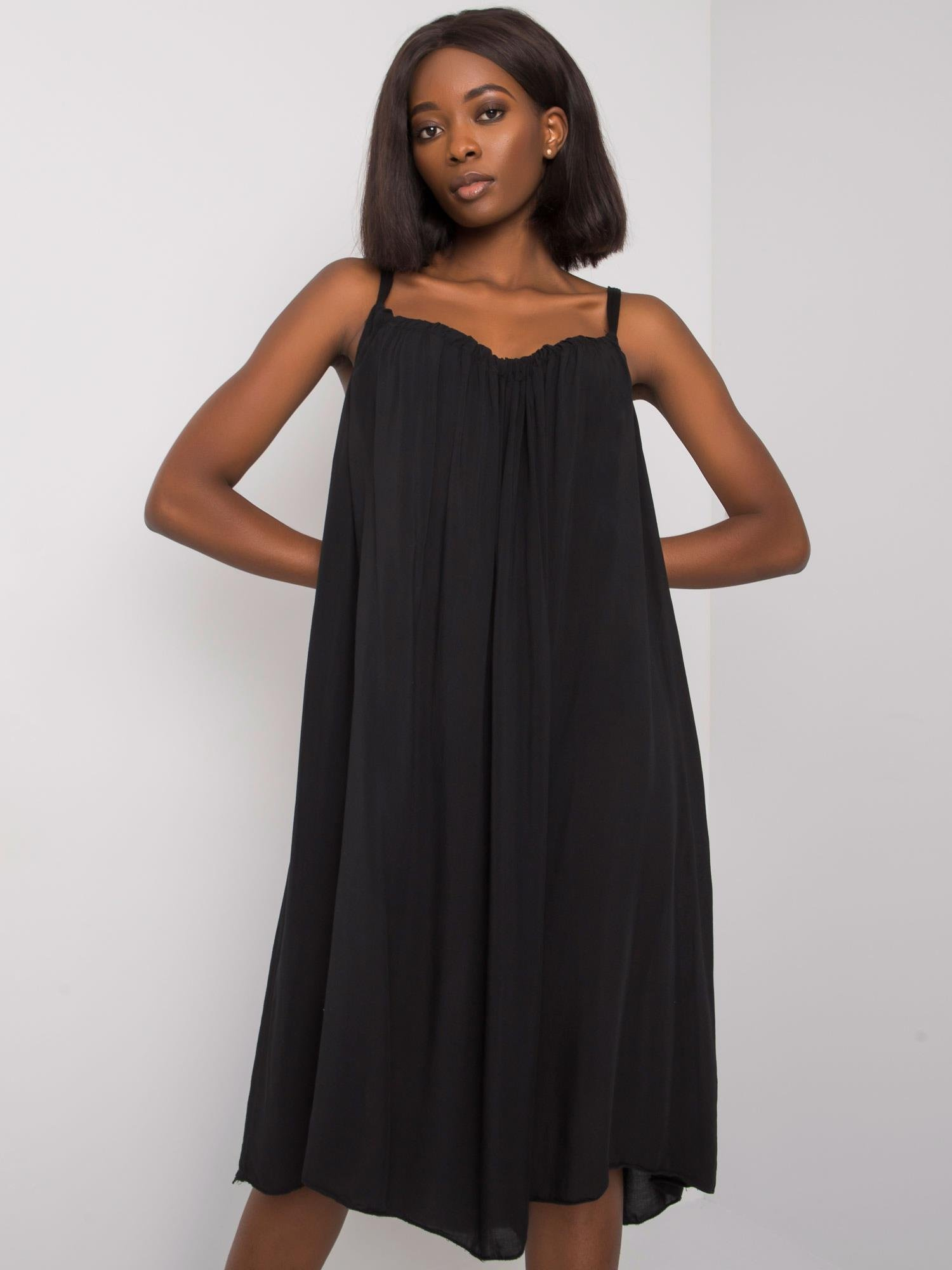 Šaty TW-SK-BI-81541.31 Och Bella Barva: Černá, Velikost: S