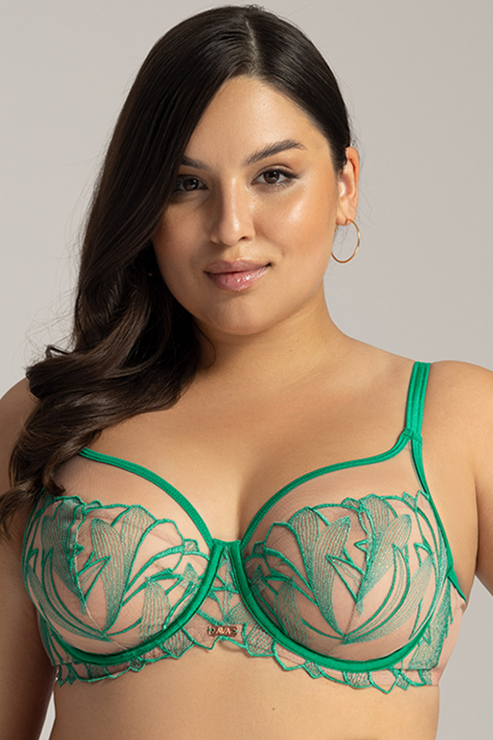 Podprsenka Ava 2161 Moss Maxi Barva: Zelená, Velikost: 80J