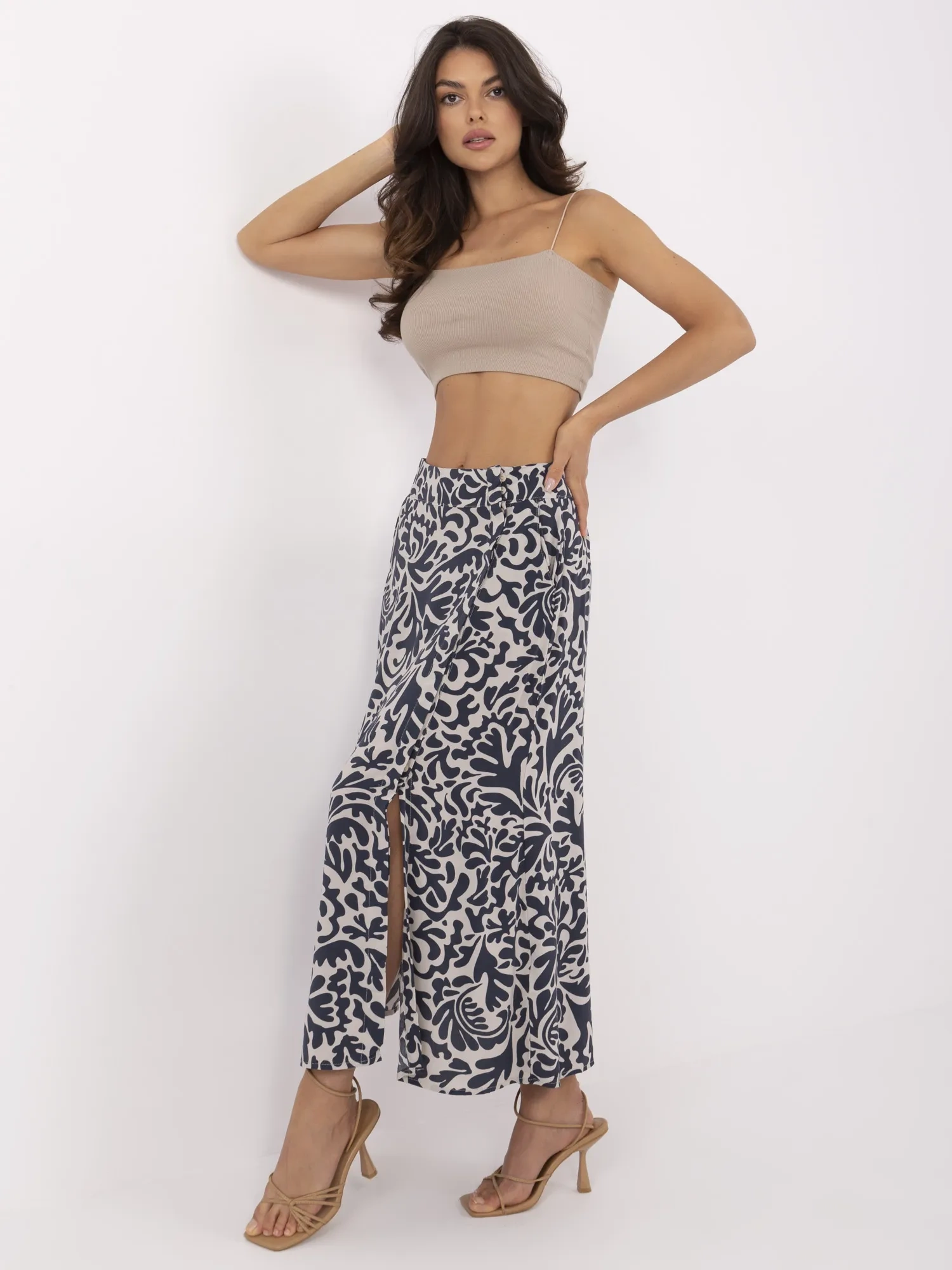 Sukně D73771M50222B Fresh Made Barva: Modrá, Velikost: M