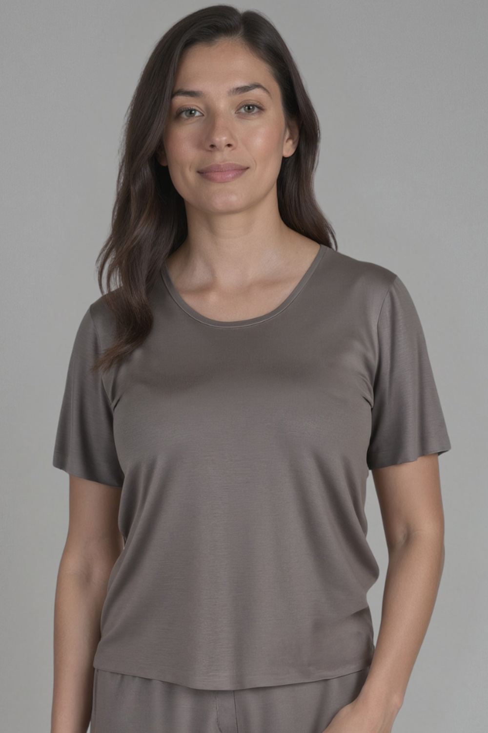 Tričko na spání Vivisence 2201 Barva: Šedá, Velikost: 2XL