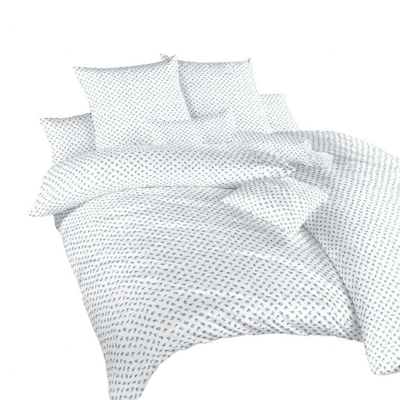 Dadka Povlečení krep Malé růže modré Varianta: Povlečení krep Malé růže modré 220x200, 2x70x90 cm