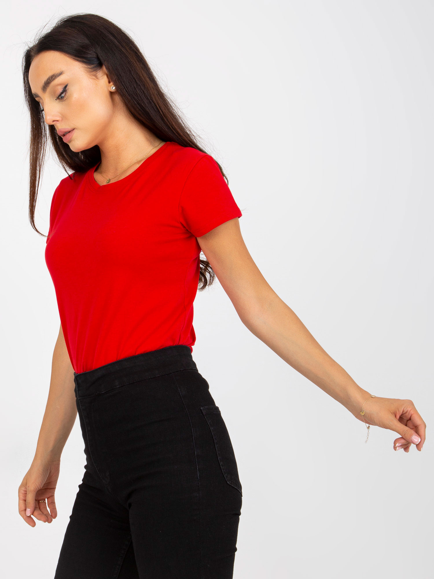 Tričko B-013.17P BASIC FEEL GOOD Barva: Červená, Velikost: S