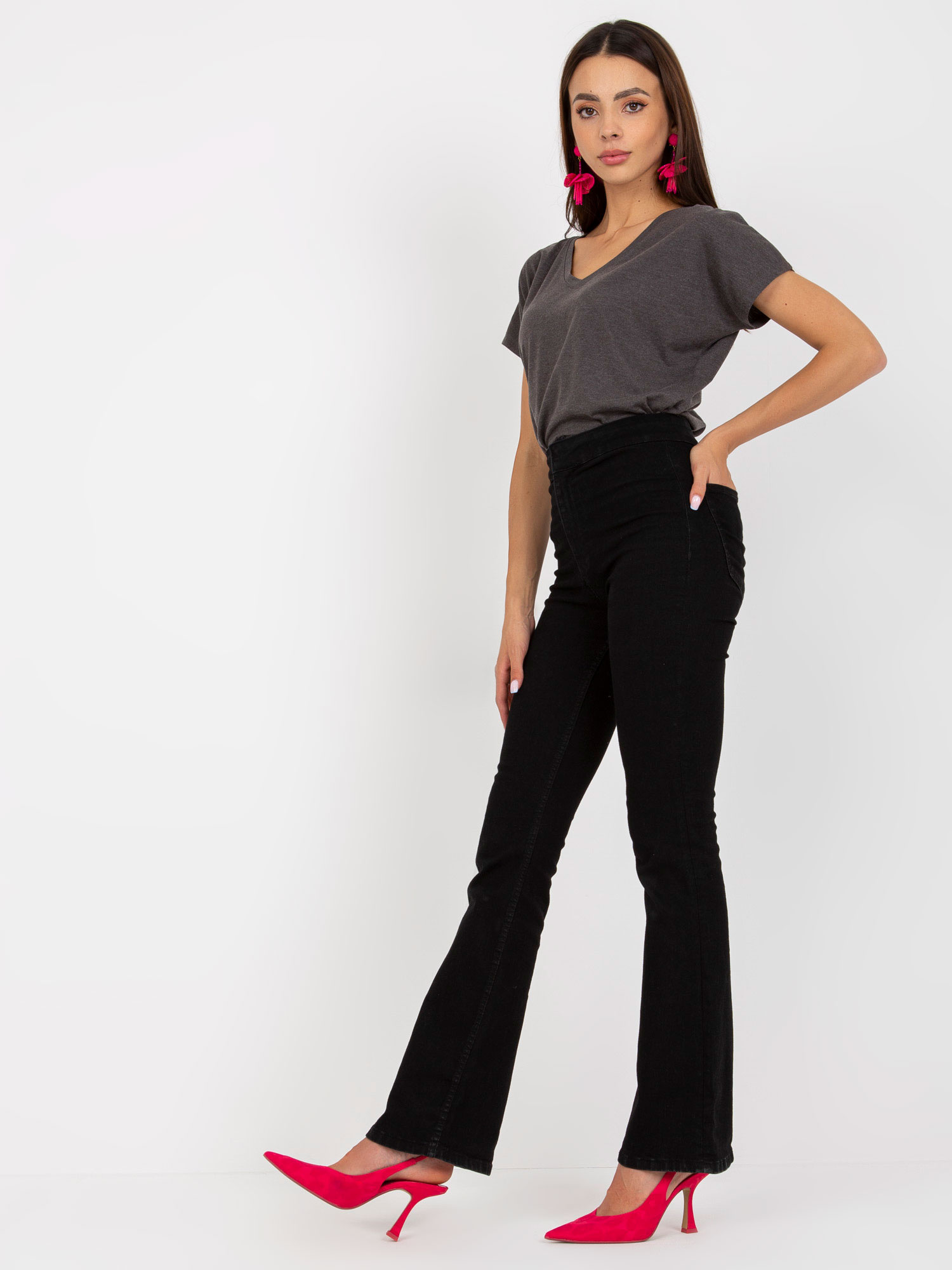 Tričko B-014.86 BASIC FEEL GOOD Barva: Šedá - tmavě, Velikost: XS