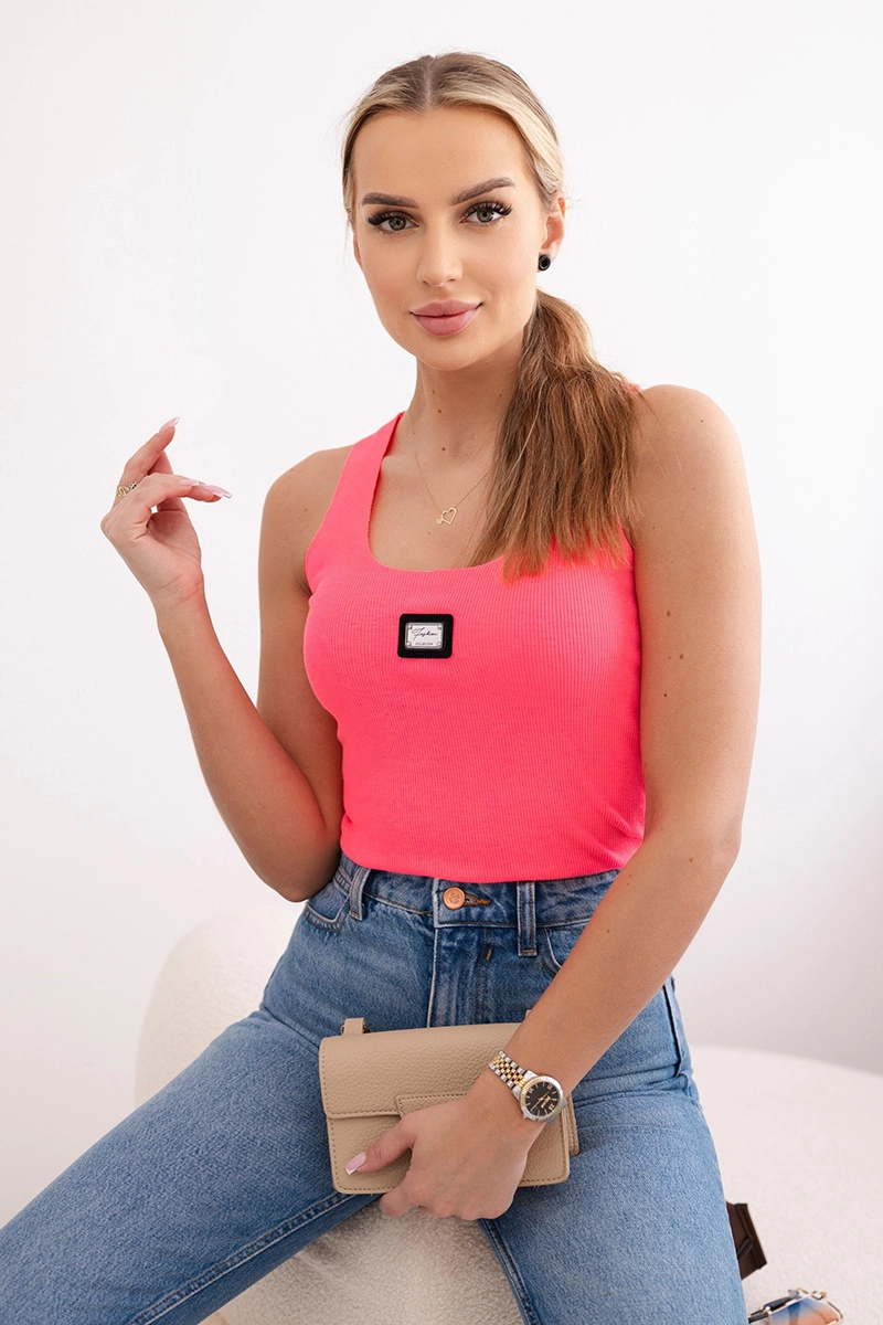 Kesi Žebrované tílko Tori Barva: Oranžová, Velikost: UNI