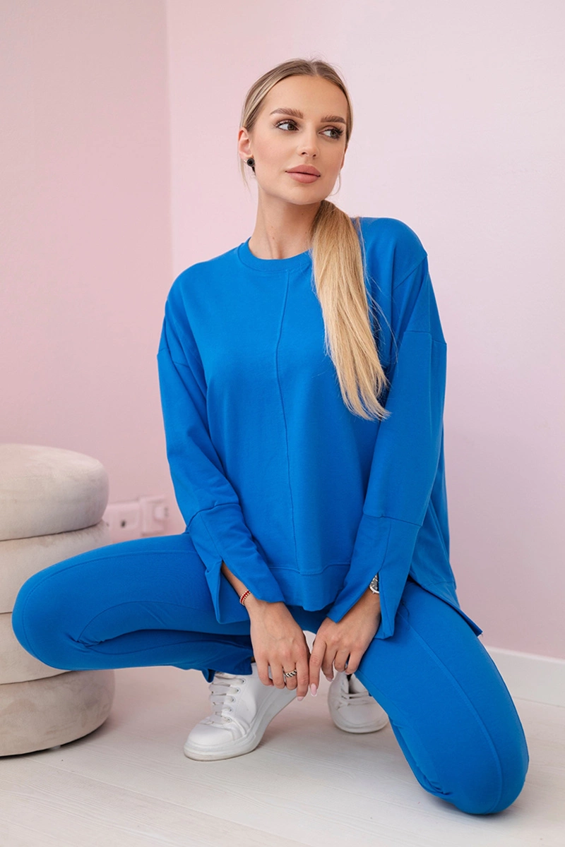 Kesi Souprava Grata s oversize blůzou Barva: Modrá - tmavě, Velikost: UNI