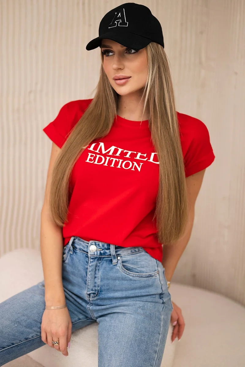 Kesi Tričko z limitované edice Barva: Červená, Velikost: UNI