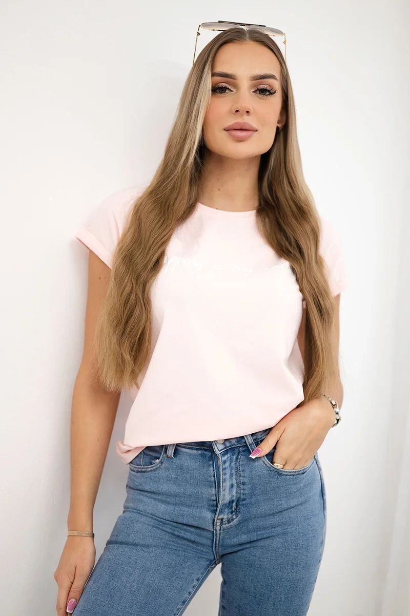 Kesi Tričko my cardio Barva: Růžová - světle, Velikost: UNI