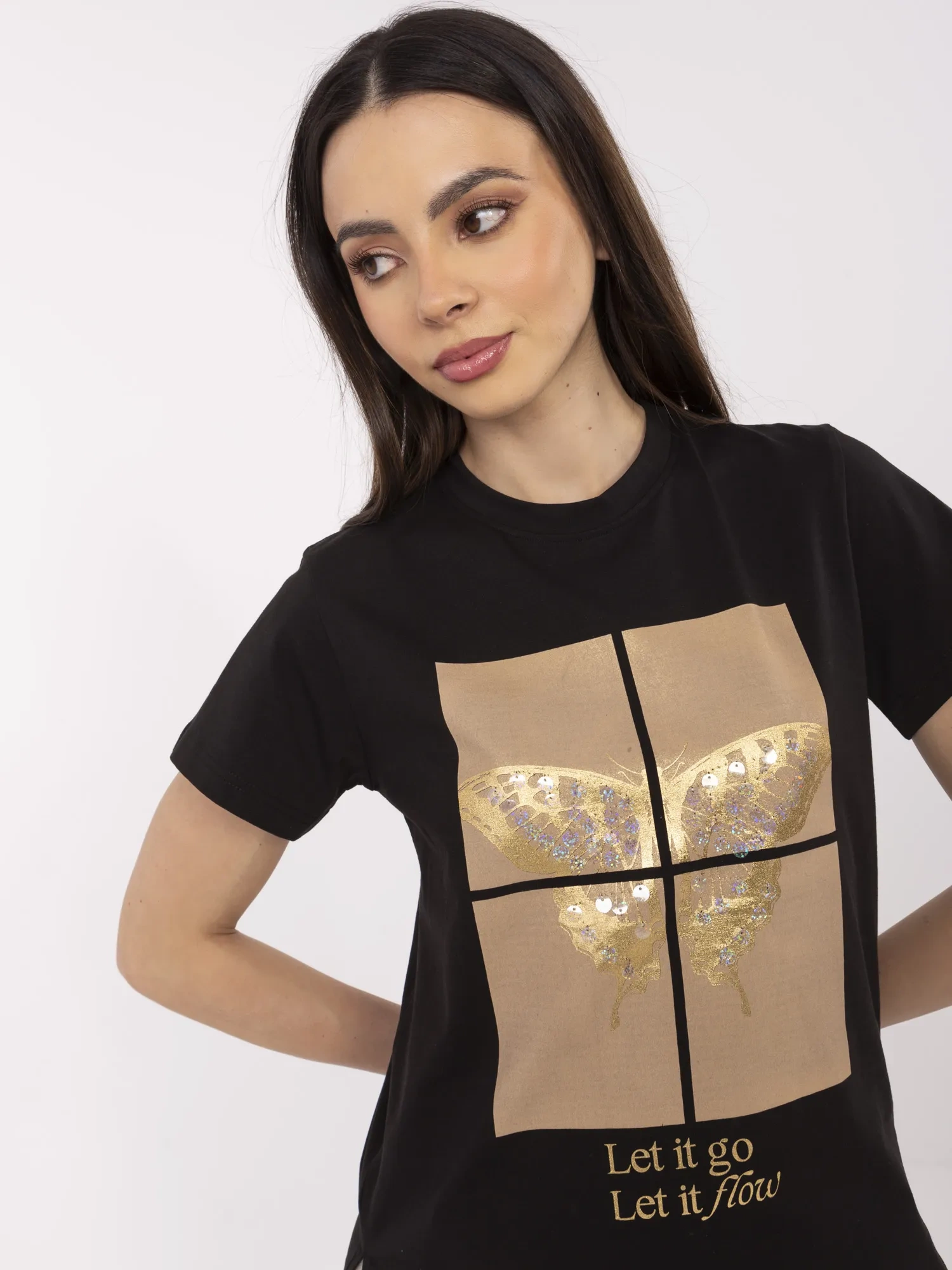 Tričko CLM-TS-1704.85 Calimera Barva: Černá, Velikost: S