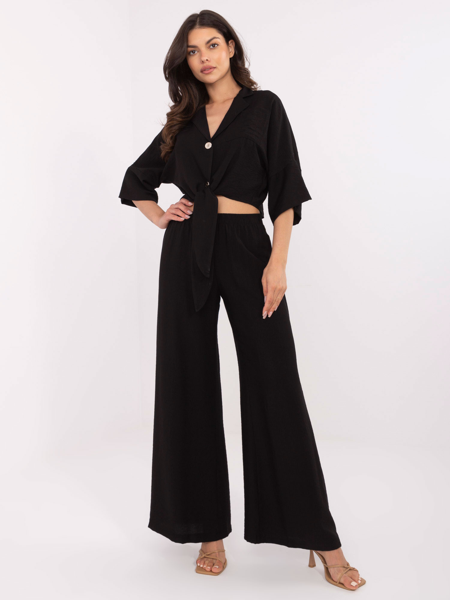 Och Bella Komplet -TW-KMPL-BI-2469-1.61 Barva: Černá, Velikost: M