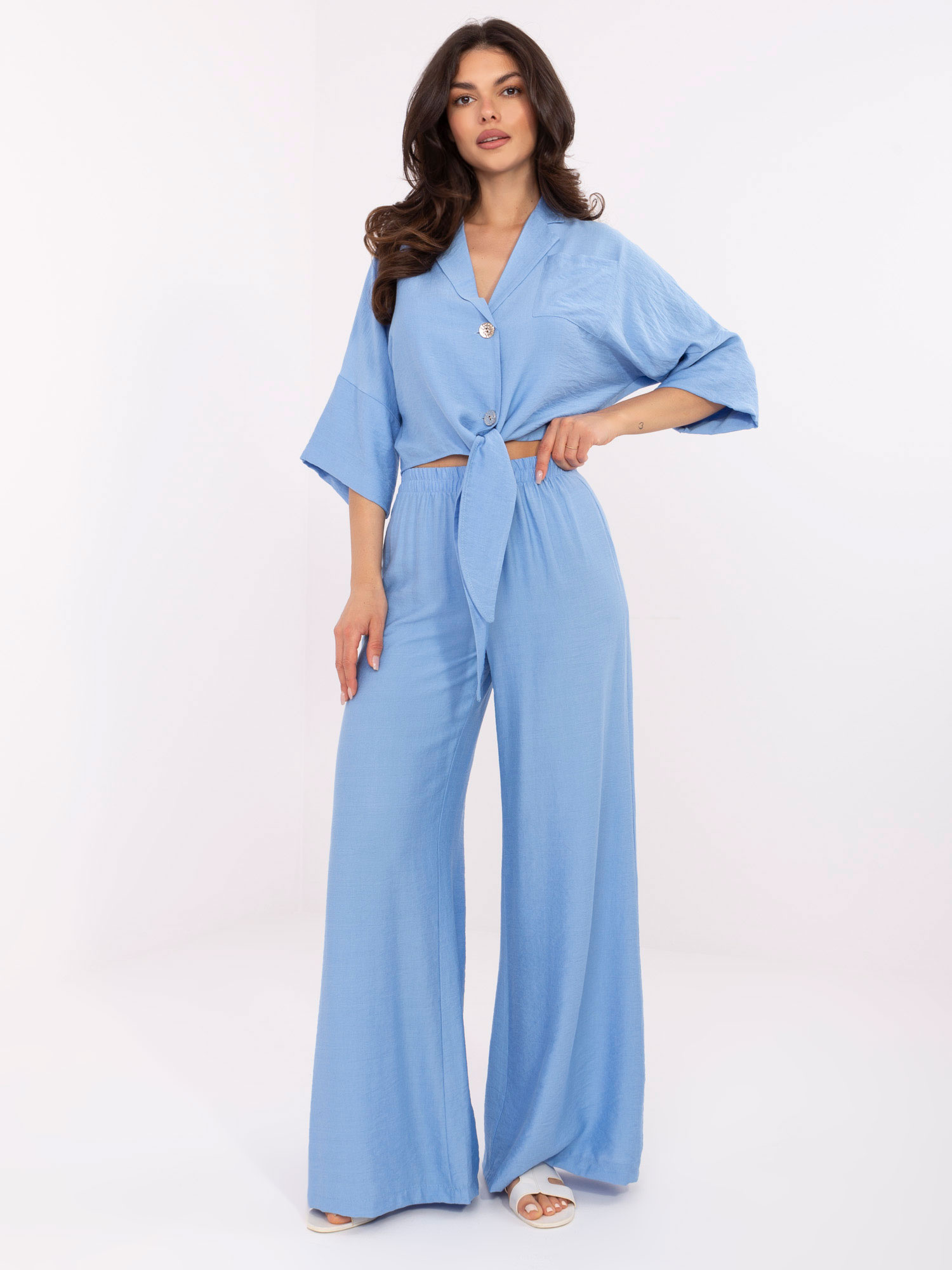 Och Bella Komplet -TW-KMPL-BI-2469-1.61 Barva: Modrá, Velikost: L