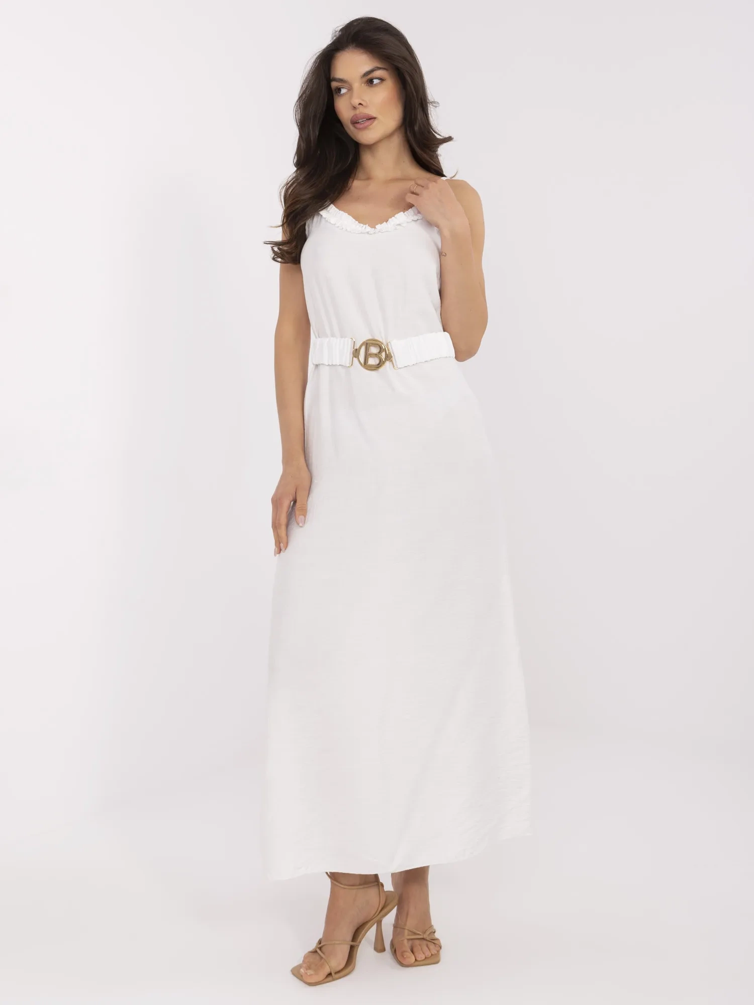 ITALY MODA Šaty -MI-SK-A6401.00 Barva: Tělová, Velikost: UNI